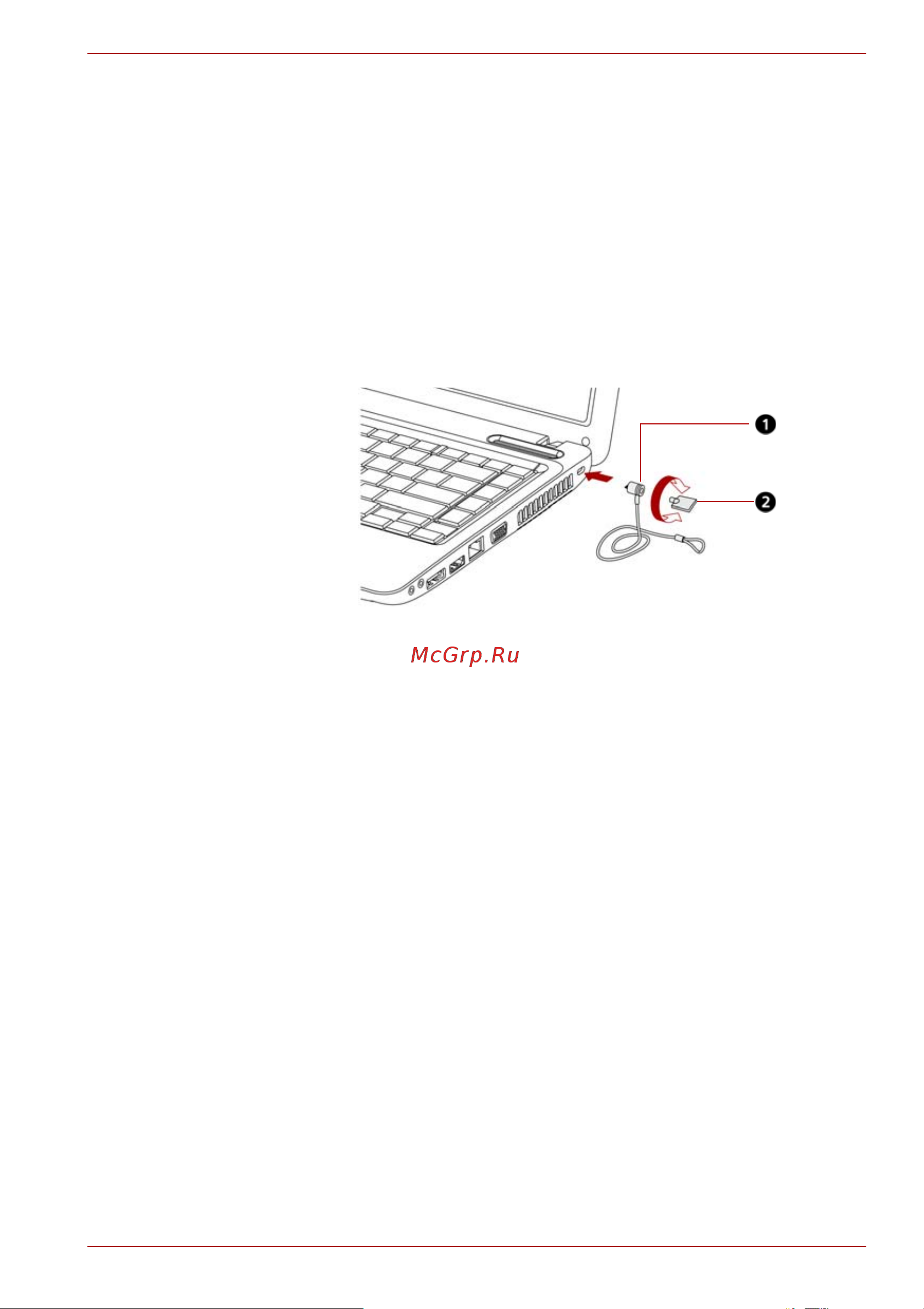 Toshiba Satellite L635-12R [83/234] Защитный замок блокиратор