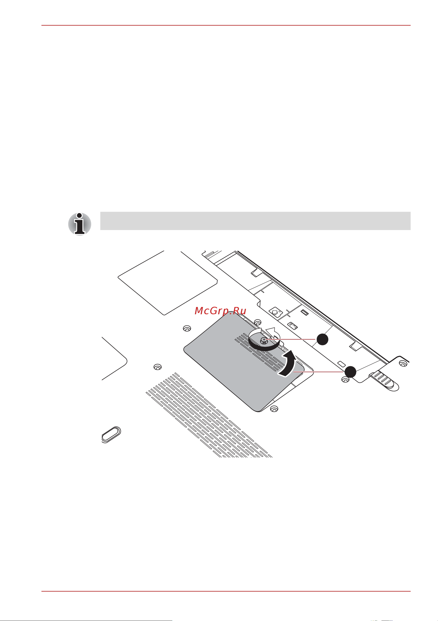 Toshiba Satellite A665-14H [92/256] Установка модуля памяти