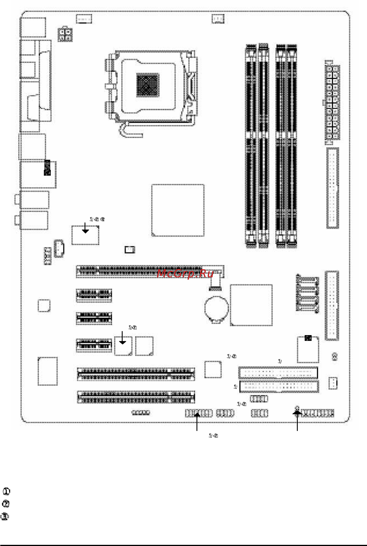 Gigabyte GA-8I915P Pro (rev. 1.x) [6/80] Ga 8i915p ultra pro g motherboard layout