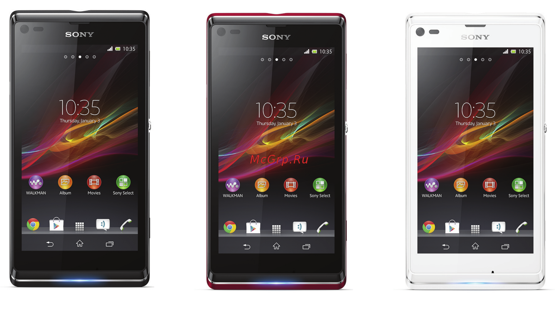 Sony Xperia L C2105 Black [5/22] White paper xperia l