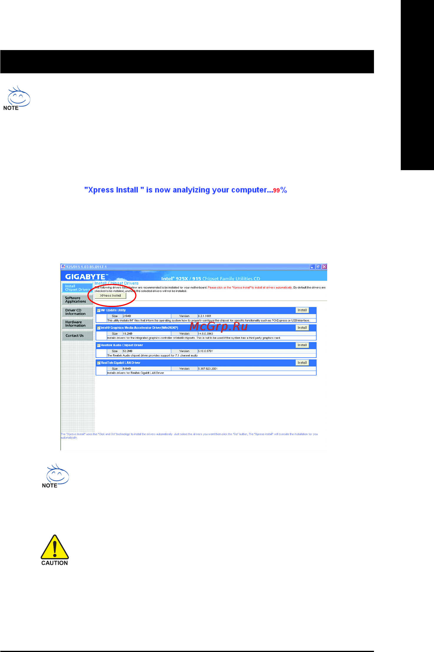 Gigabyte GA-8I915ME-C [51/80] Chapter 3 install drivers