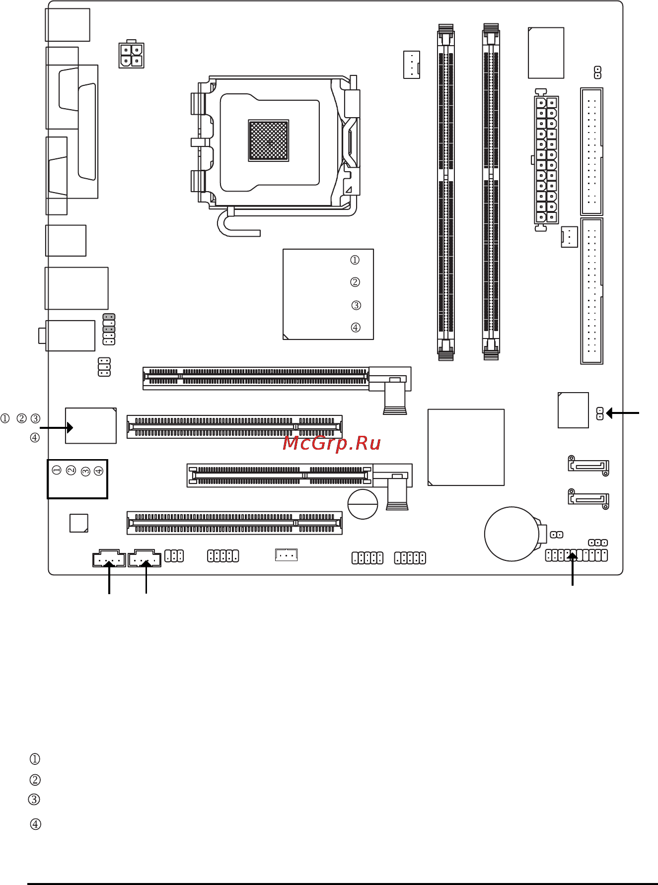 Gigabyte GA-8I915ME-C [6/80] Ga 8i915me series motherboard layout