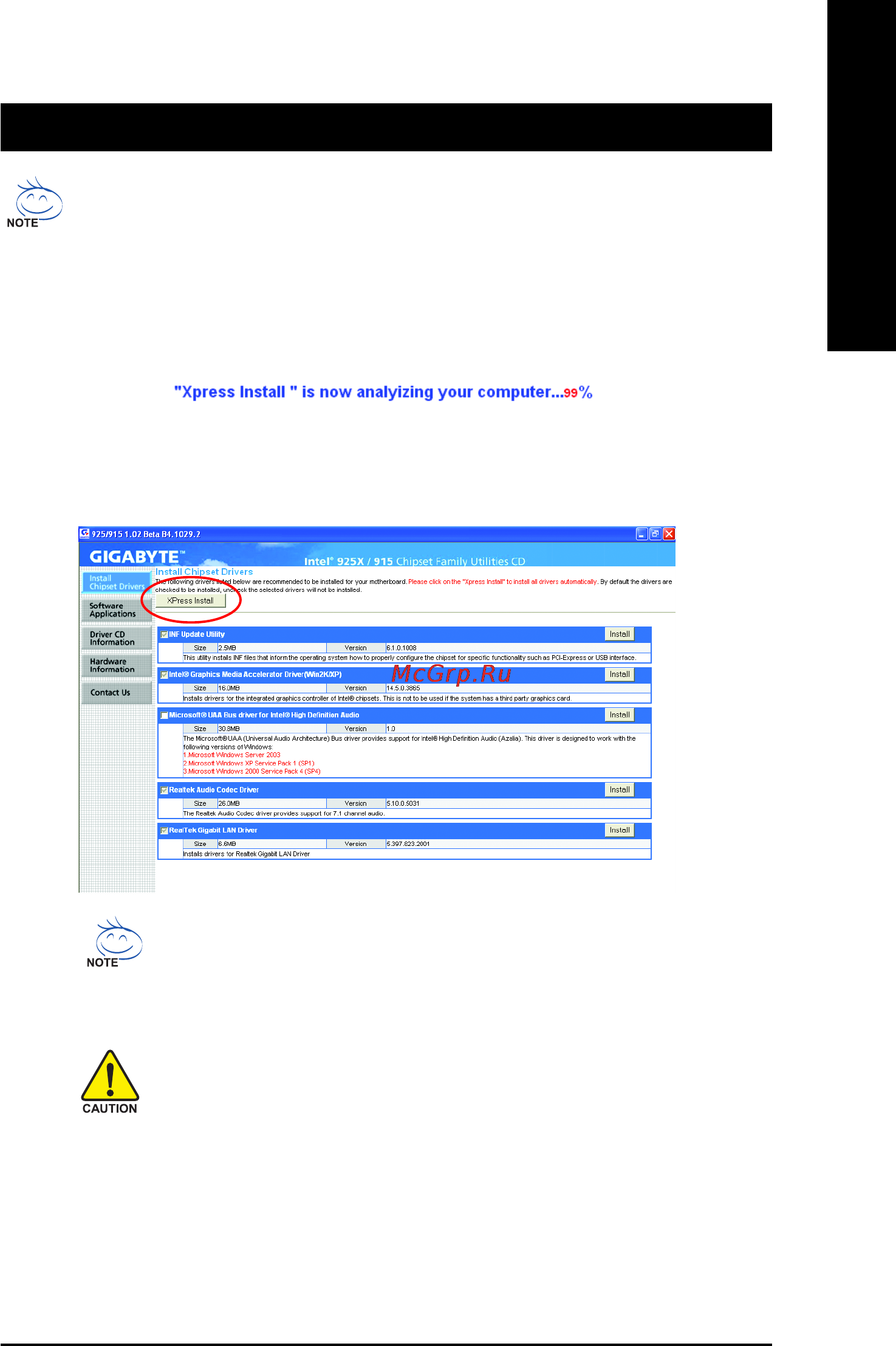 Gigabyte GA-8I915GM-G [47/80] Chapter 3 install drivers