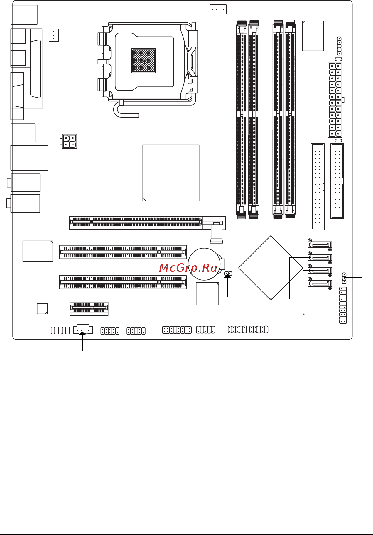 Gigabyte GA-8I915G-MFD [6/80] Ga 8i915g mfd motherboard layout