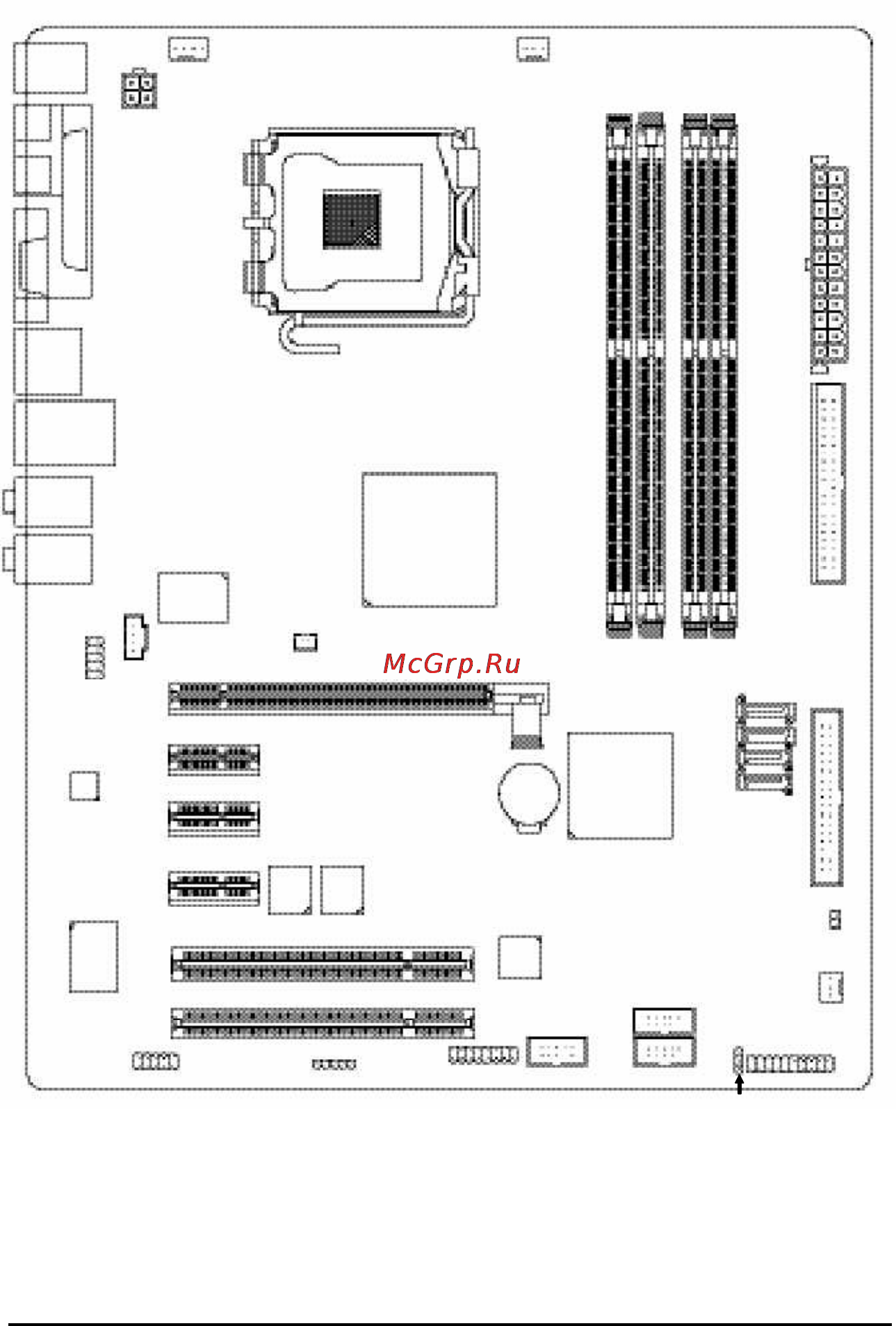 Gigabyte GA-8I915G Pro (rev. 1.x) [6/80] Ga 8i915g pro motherboard layout