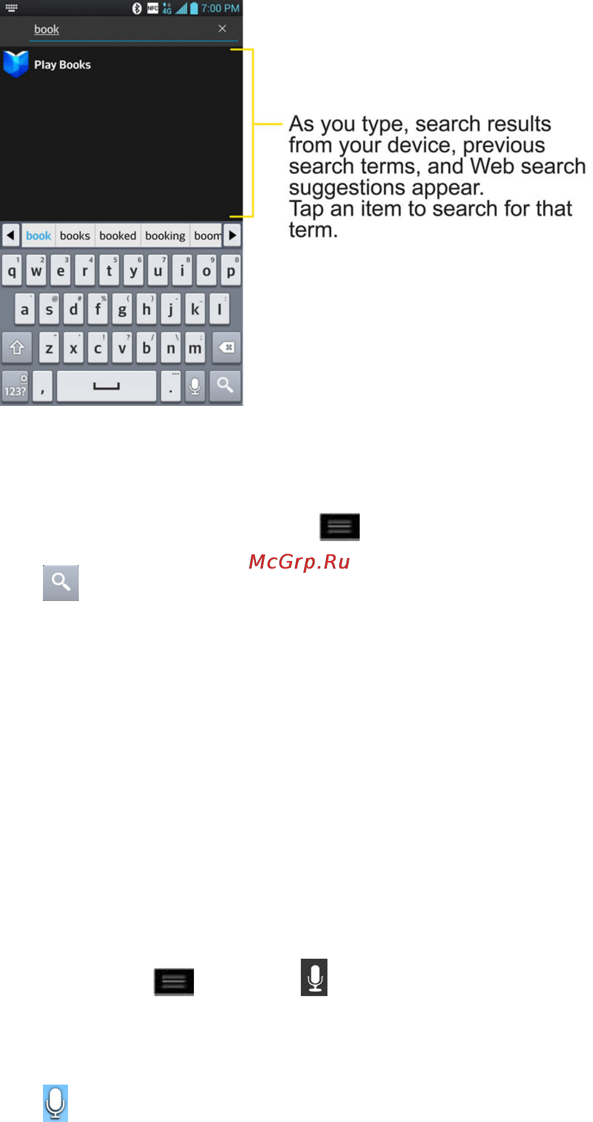 LG E975 Optimus G Black [46/192] Phone and web search using voice command