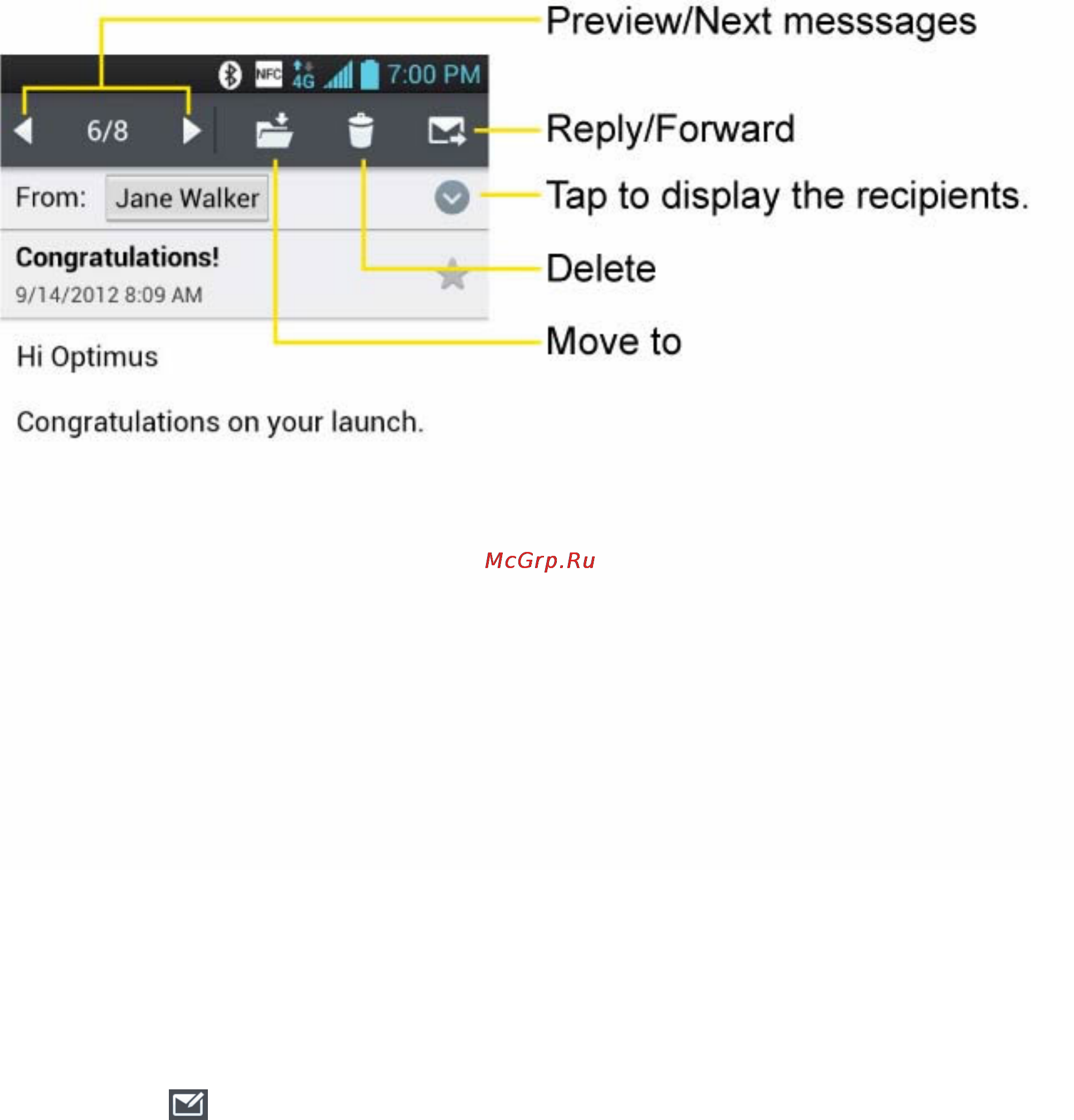 LG E975 Optimus G Black [87/192] Create and send email