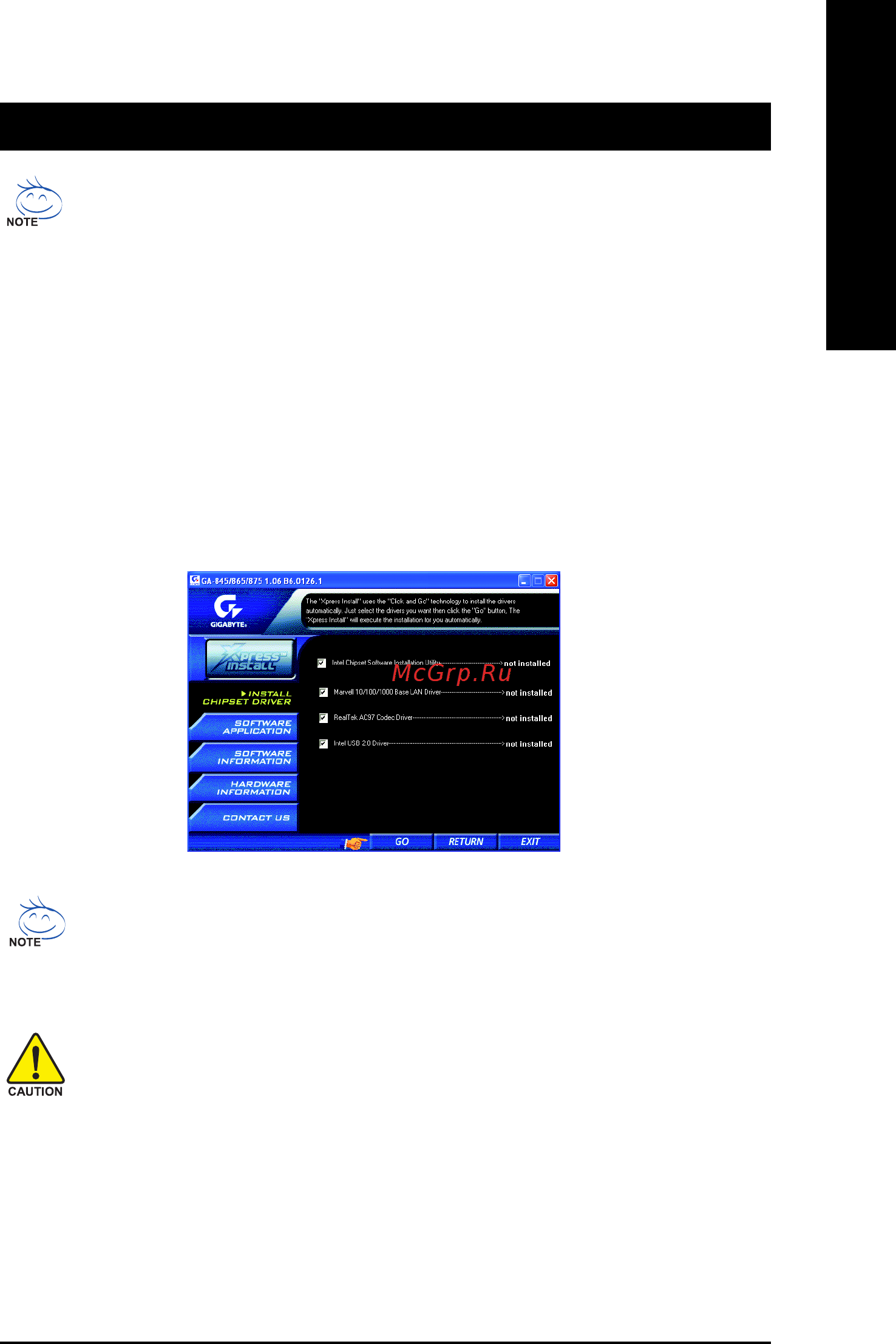 Gigabyte GA-8I865PE775-G-RH (rev. 2.0) [47/72] Chapter 3drivers installation