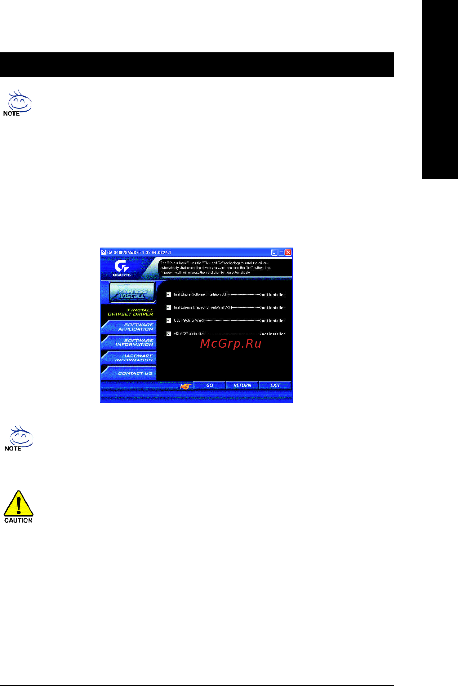 Gigabyte GA-8I865GVM-775 [45/72] Chapter 3drivers installation