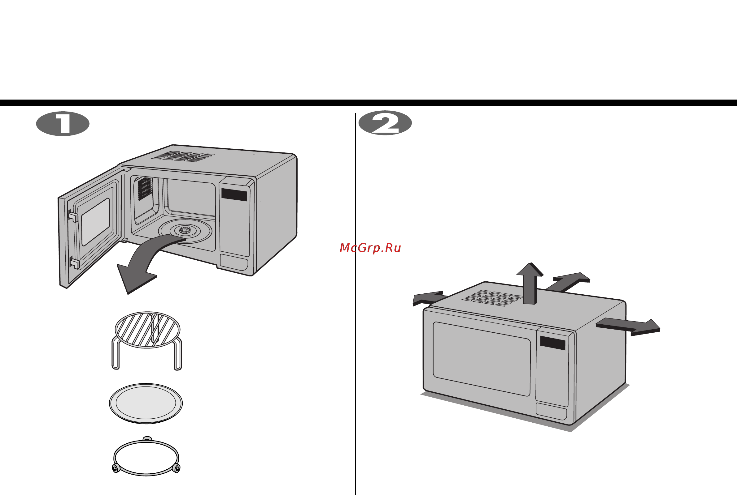 LG MH-6047G [4/29] Распаковка и установка печи