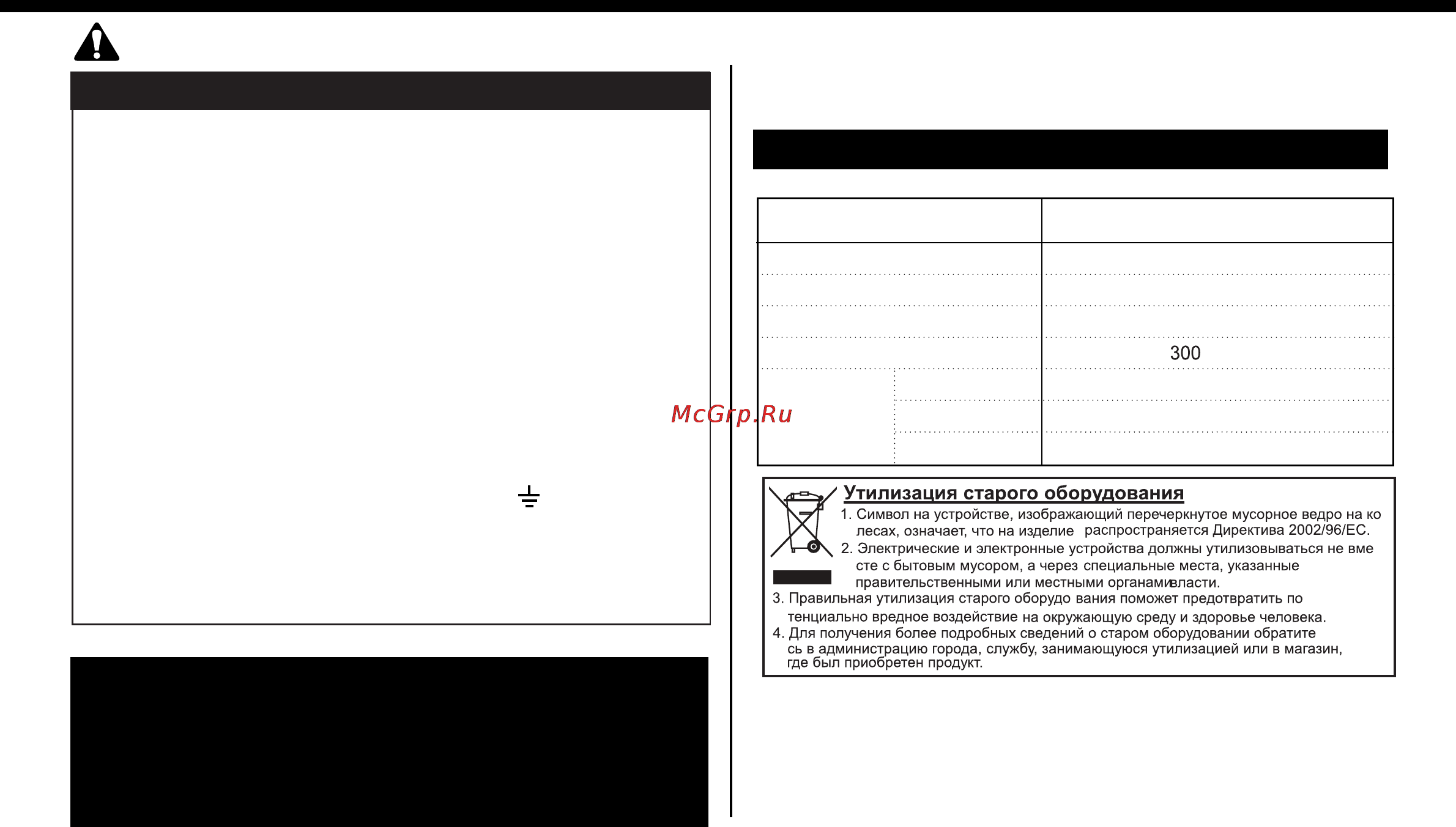 LG MF6546RFS [30/62] Технические характеристики