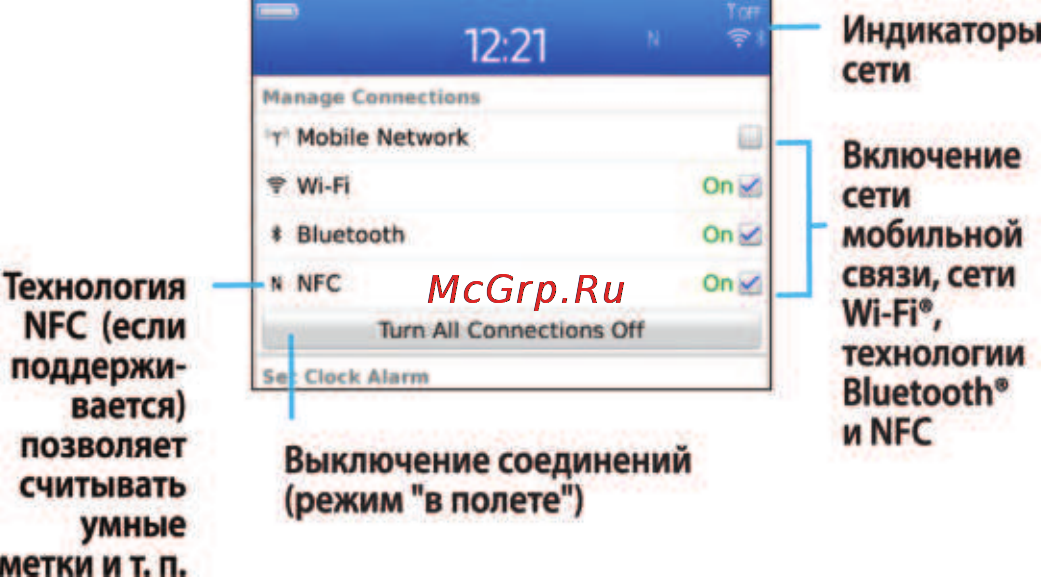 Blackberry Bold 9790 Black [261/373] Управление подключениями