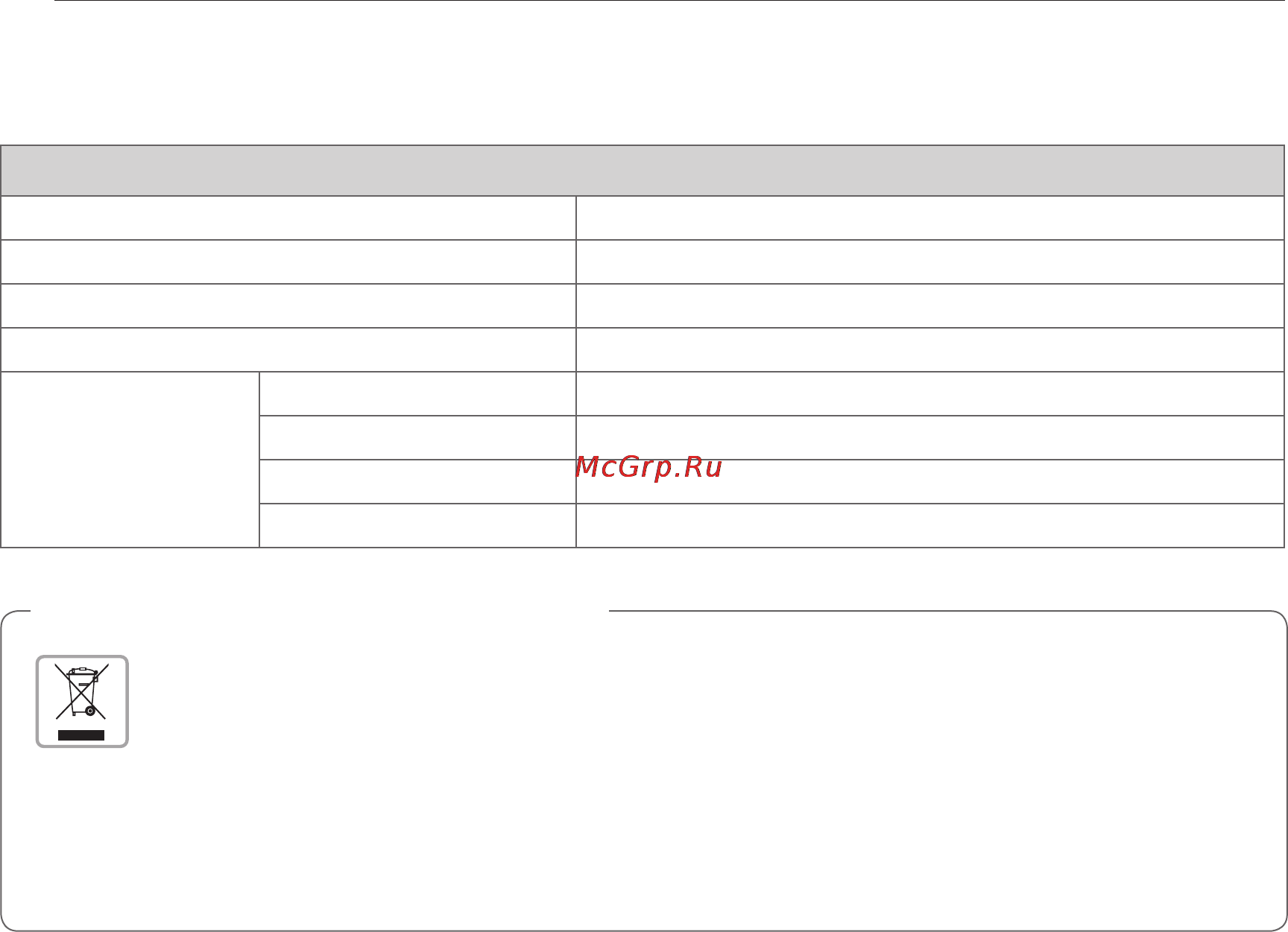 LG ML2881CP [30/92] Технические характеристики