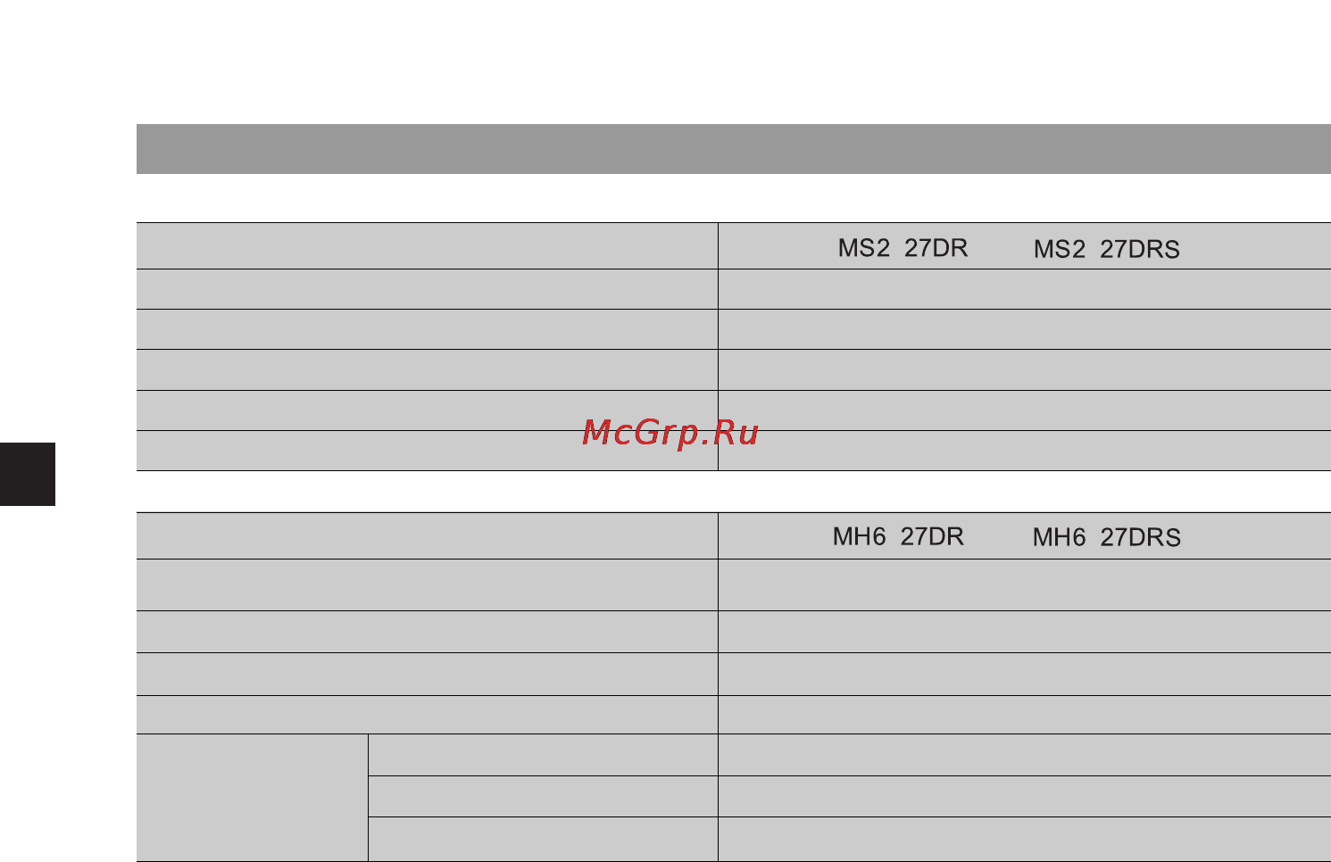 LG MS2527DRS [16/17] Технические характеристики