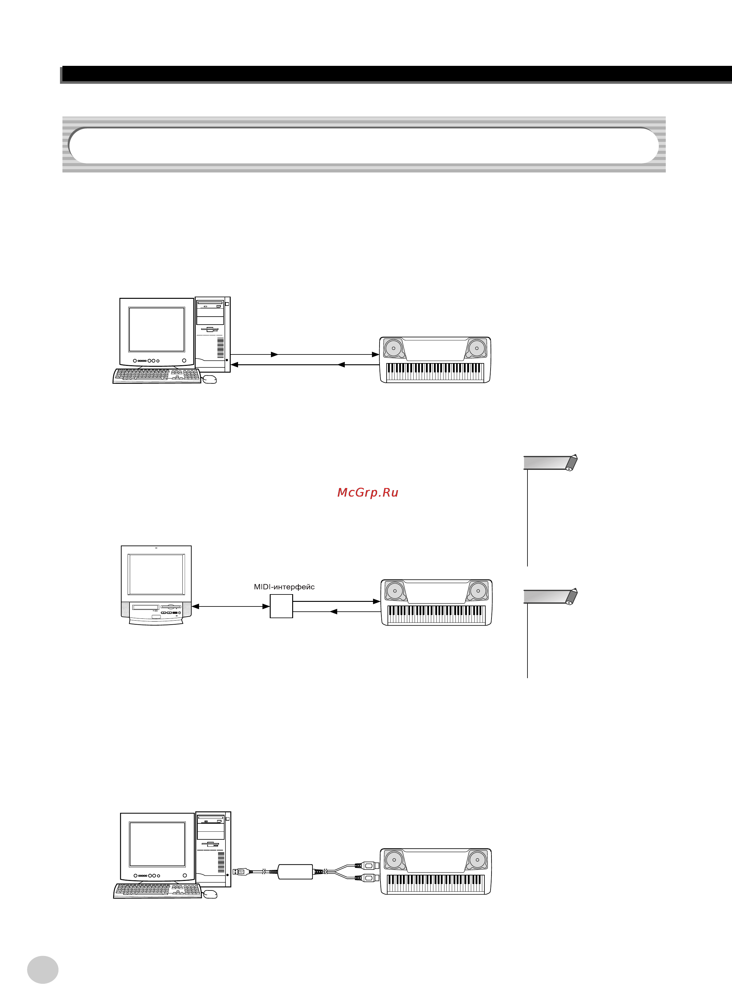 Yamaha PSR-290 [68/98] Подключение к персональному компьютеру