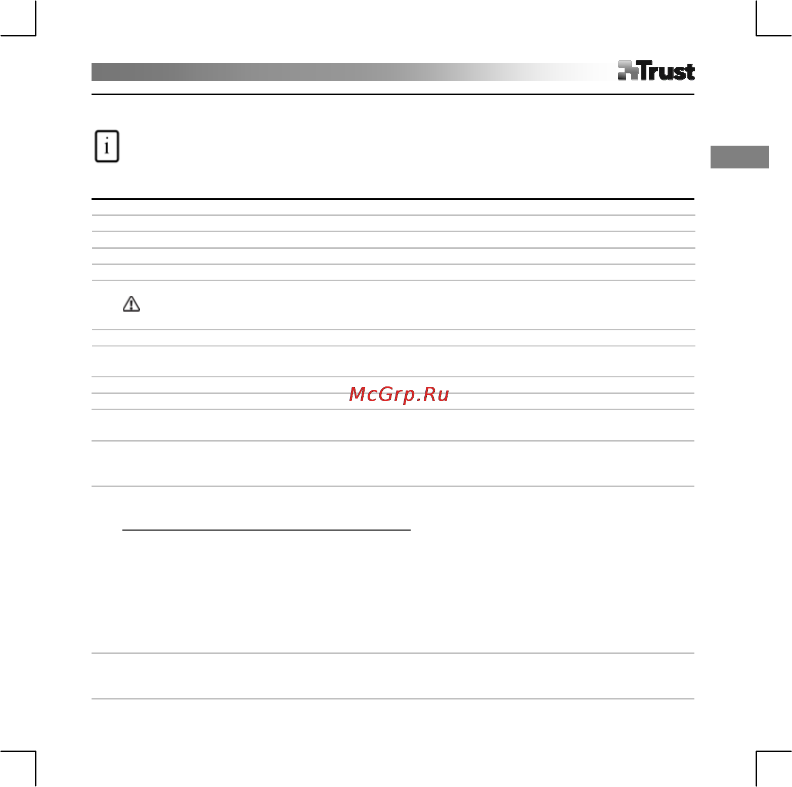 Trust TB-5300 [8/49] Trust cdsize 15356 text 02cz_v2 sl3 pdf
