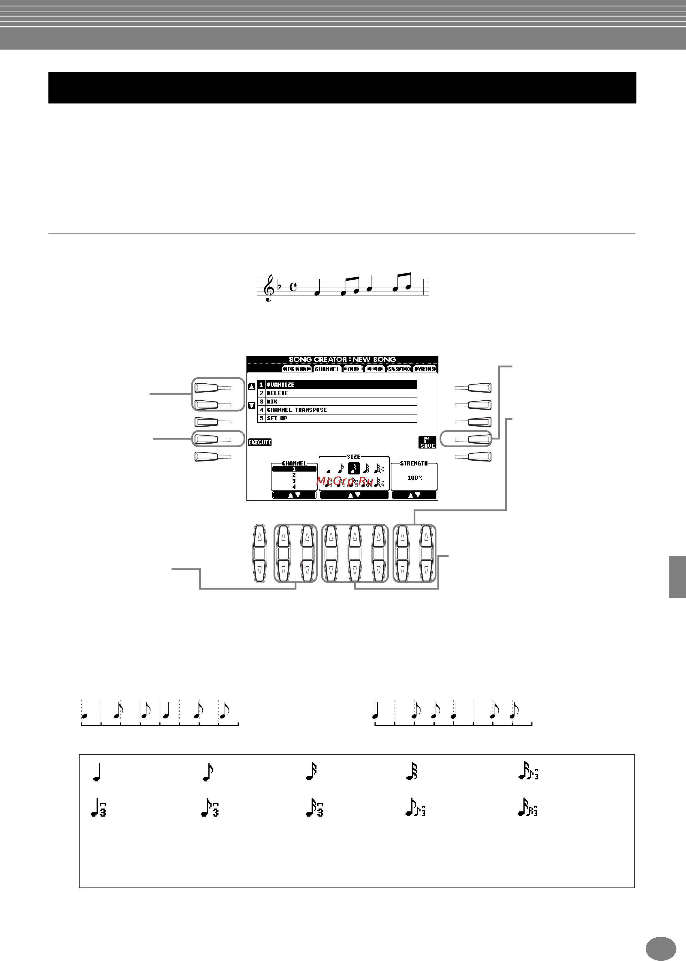 Yamaha PSR-1100 [105/176] Редактирование записи
