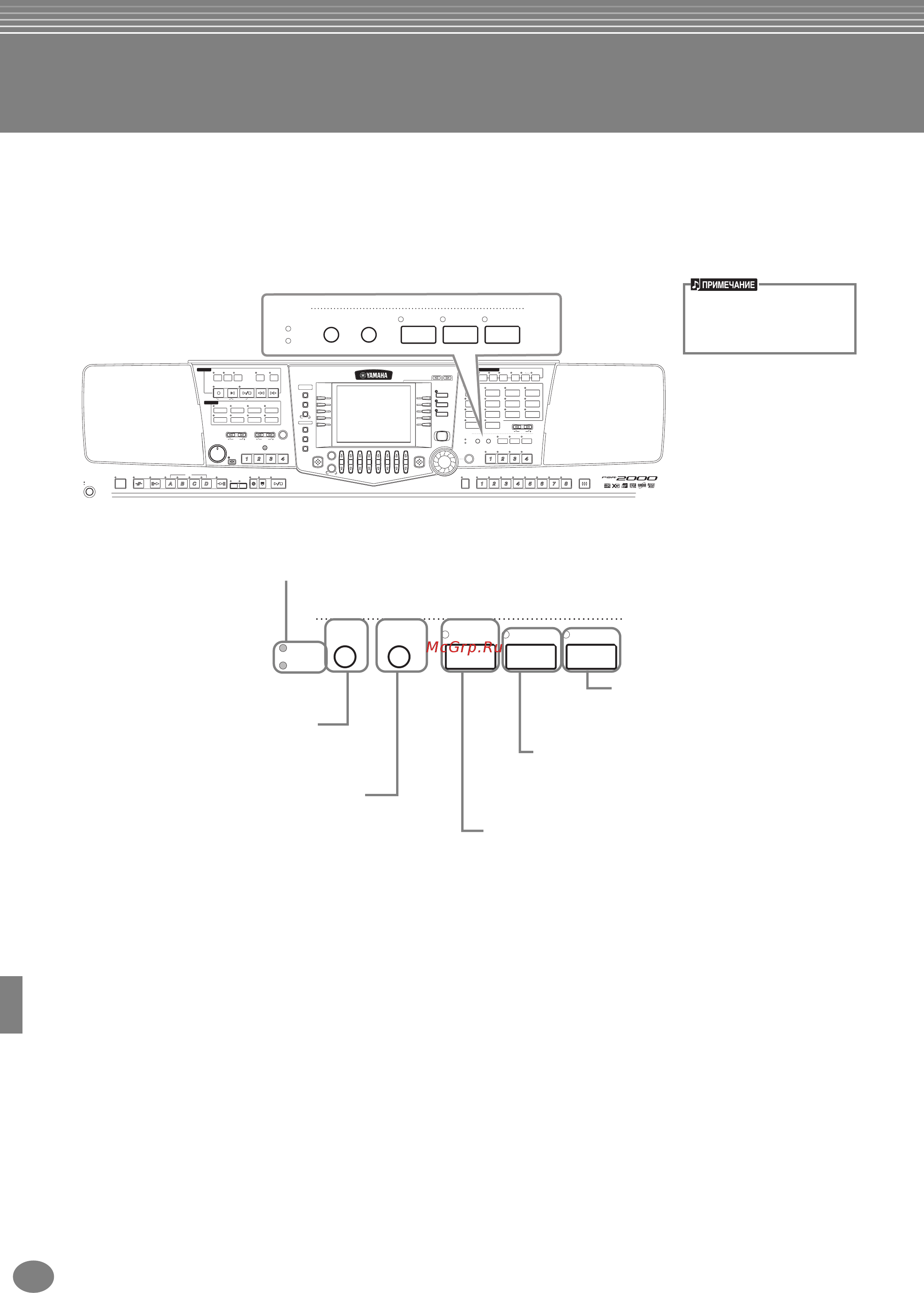 Yamaha PSR-1000 [127/170] Использование микрофона mic psr 2000