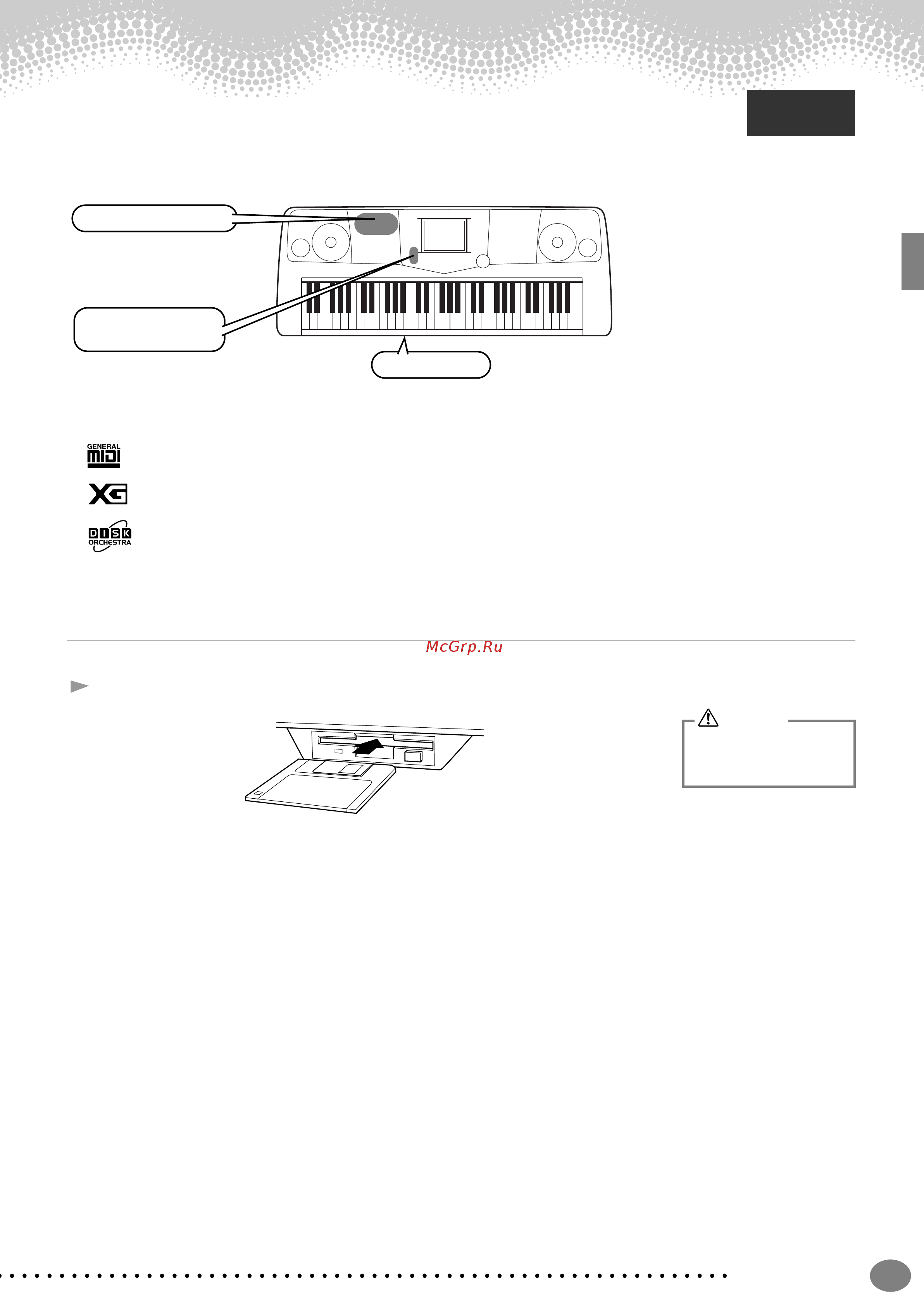 Yamaha PSR-1000 [20/170] Воспроизведение песни