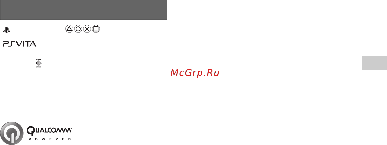 Sony PCH-1108 ZA01 3G + ваучеры на MotorStorm RC и LBP [17/40] Copyright and trademarks