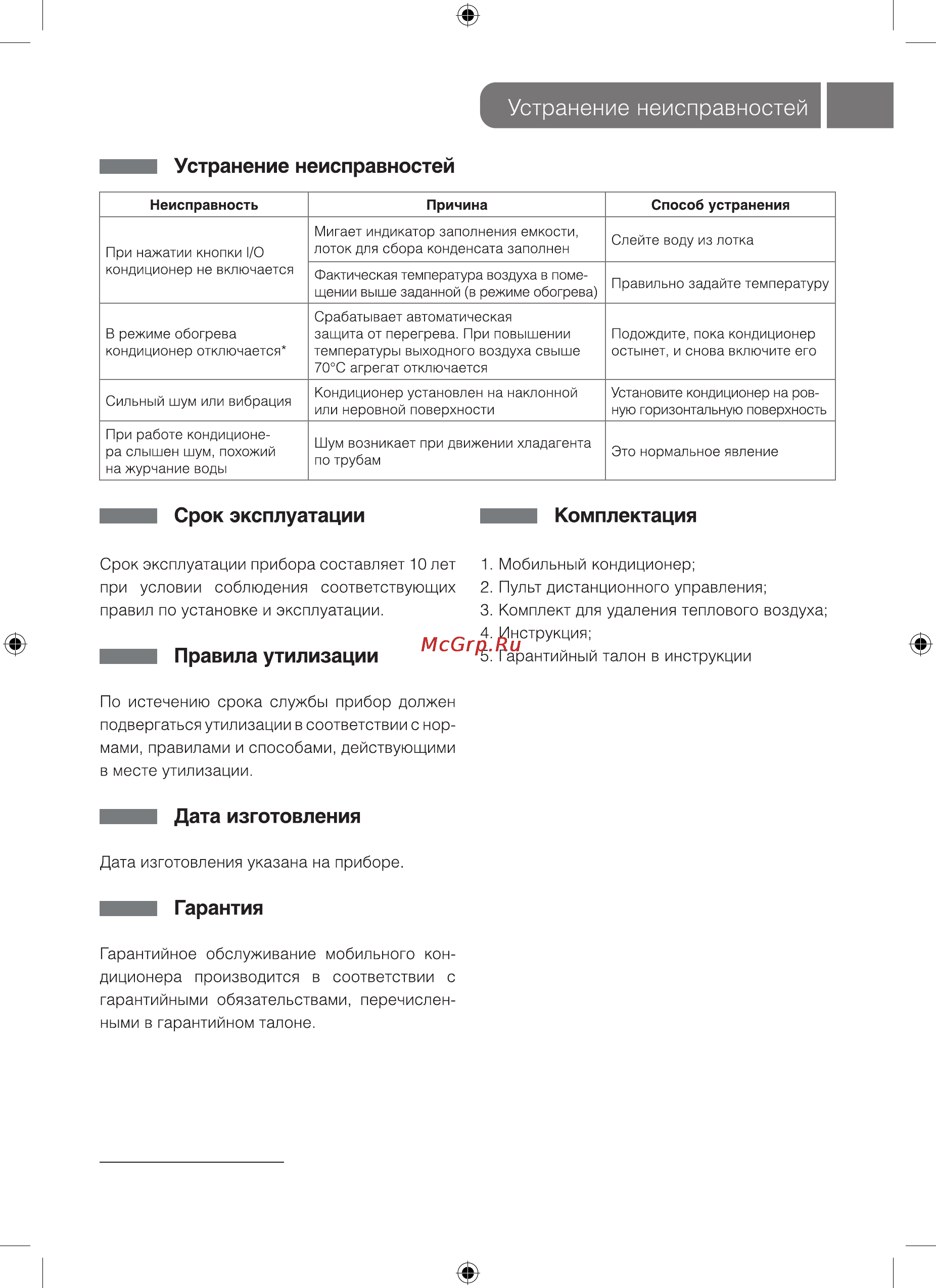 Ballu BPES-12C Инструкция по эксплуатации онлайн [11/16] 44738