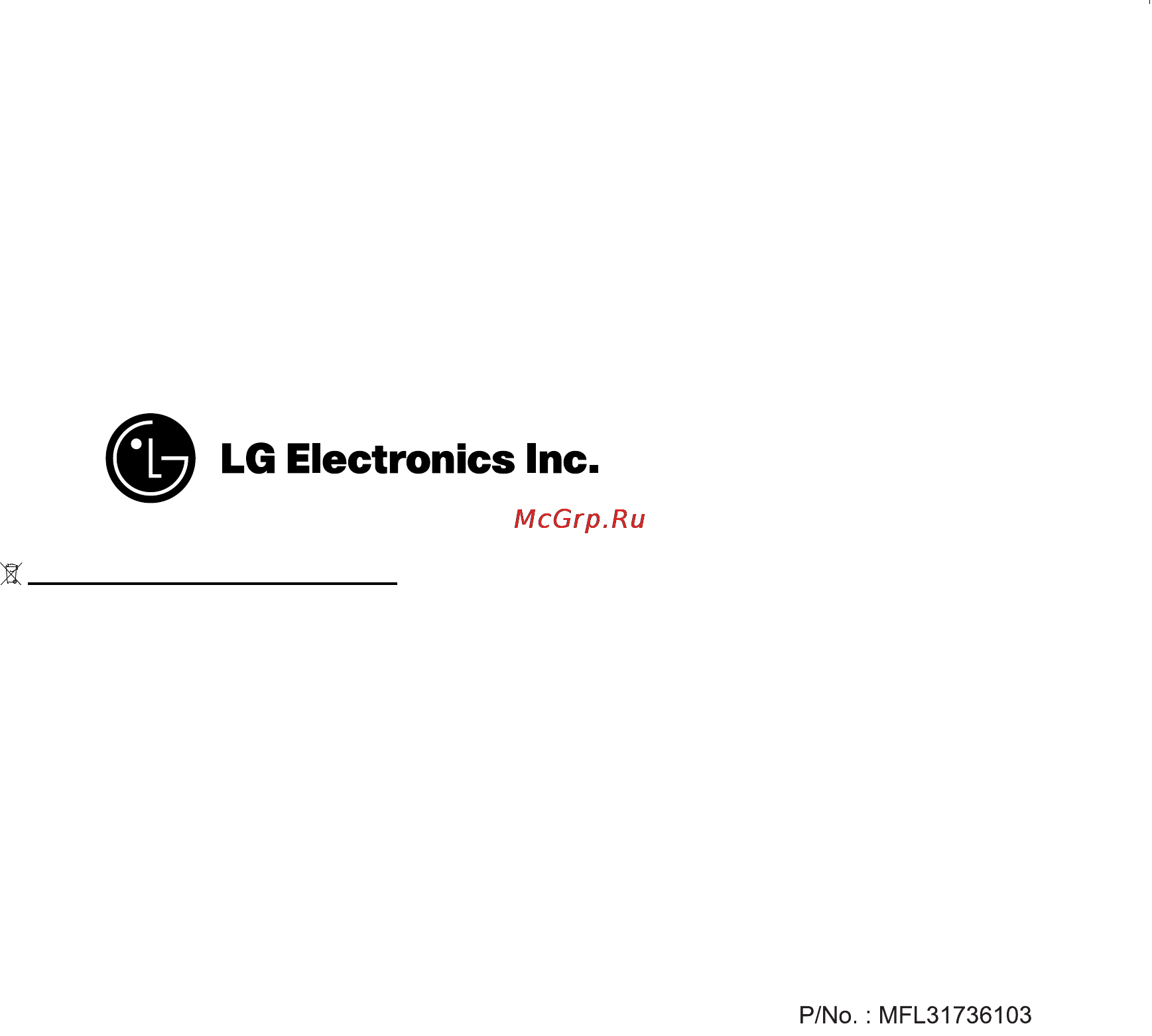 LG MH-6347MQM Инструкция по эксплуатации онлайн [33/33] 91479