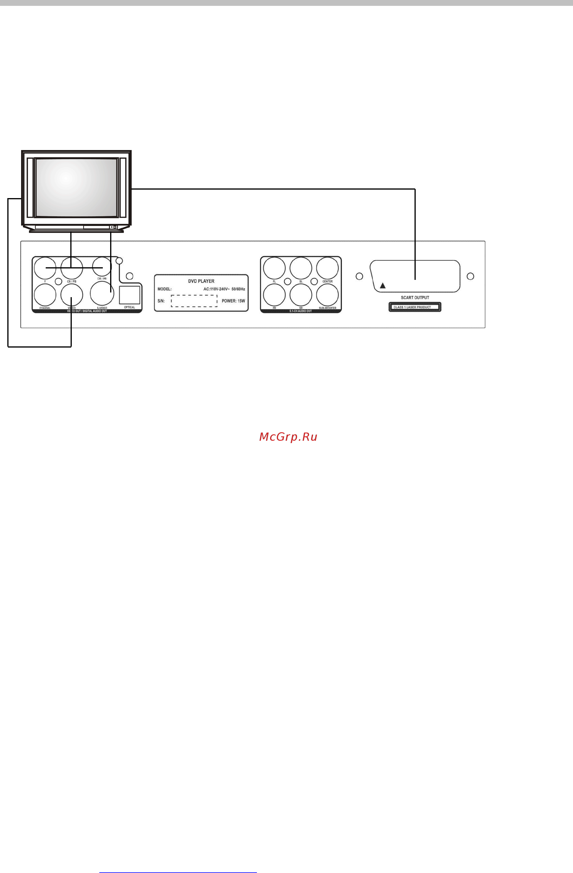 Hyundai H-DVD5049-N [9/24] Подключение к видеовыходу