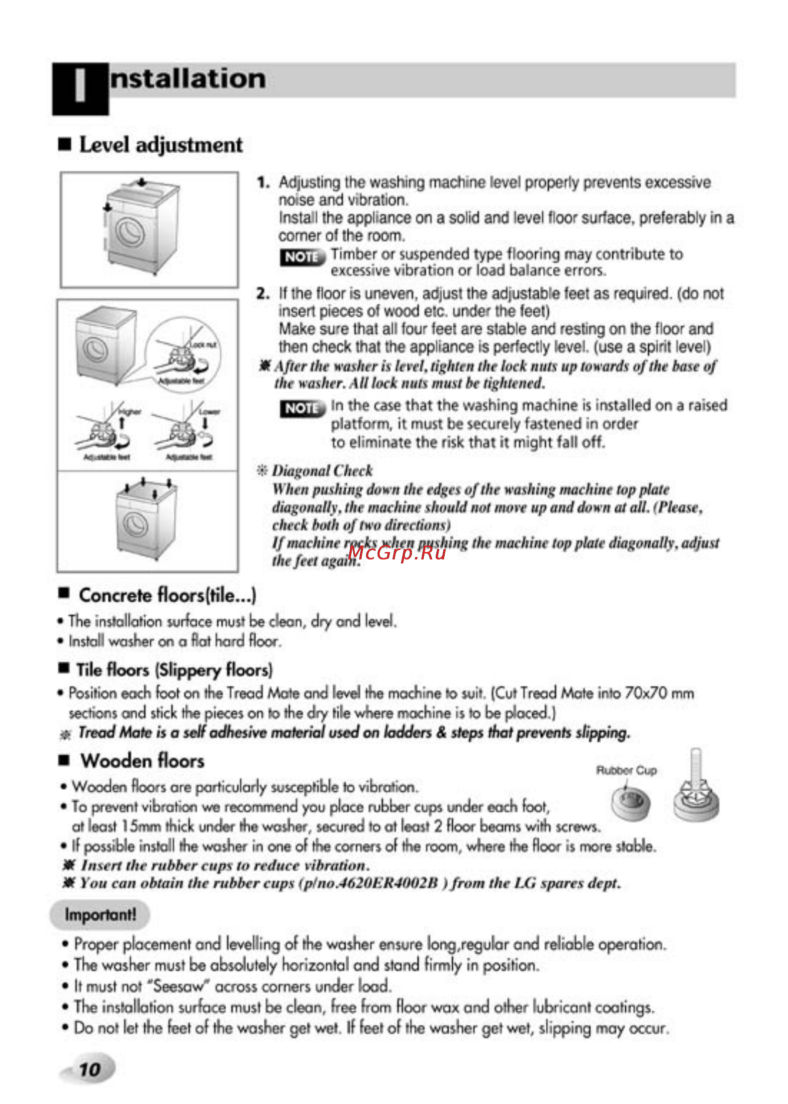 LG WD-10156TP [10/28] Retaliation