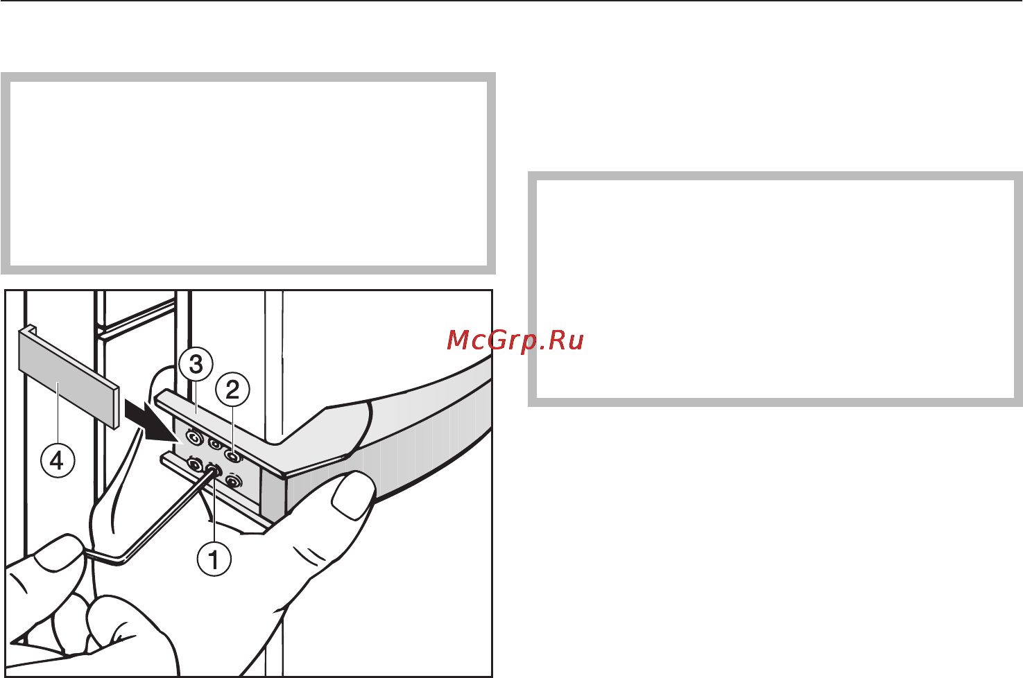 Miele KFN 8997 SE ed [53/60] Изменение навески дверцы