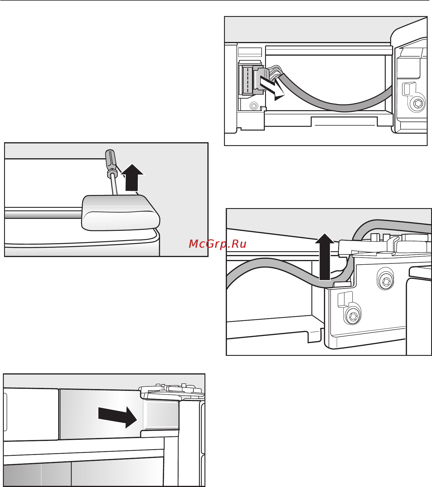 Miele KFN 8995 SD ed [46/56] Èçìåíåíèå íàâåñêè äâåðöû 46