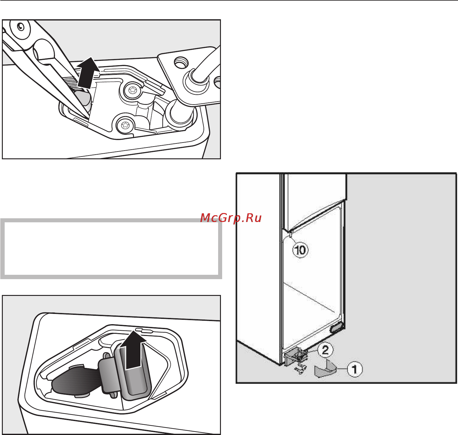 Miele KFN 8995 SD ed [49/56] Изменение навески дверцы