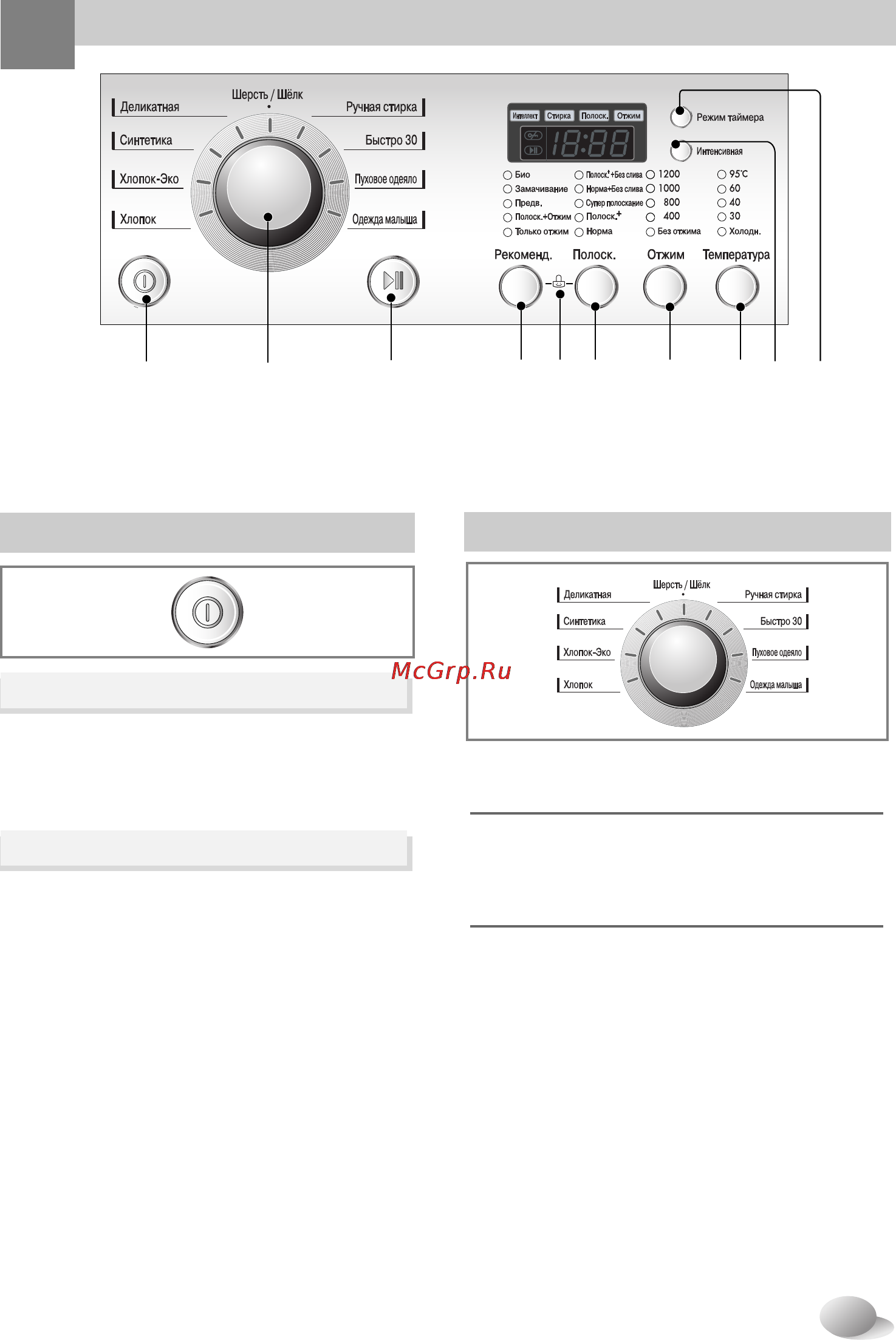 LG WD-10405NDK [16/32] Питание