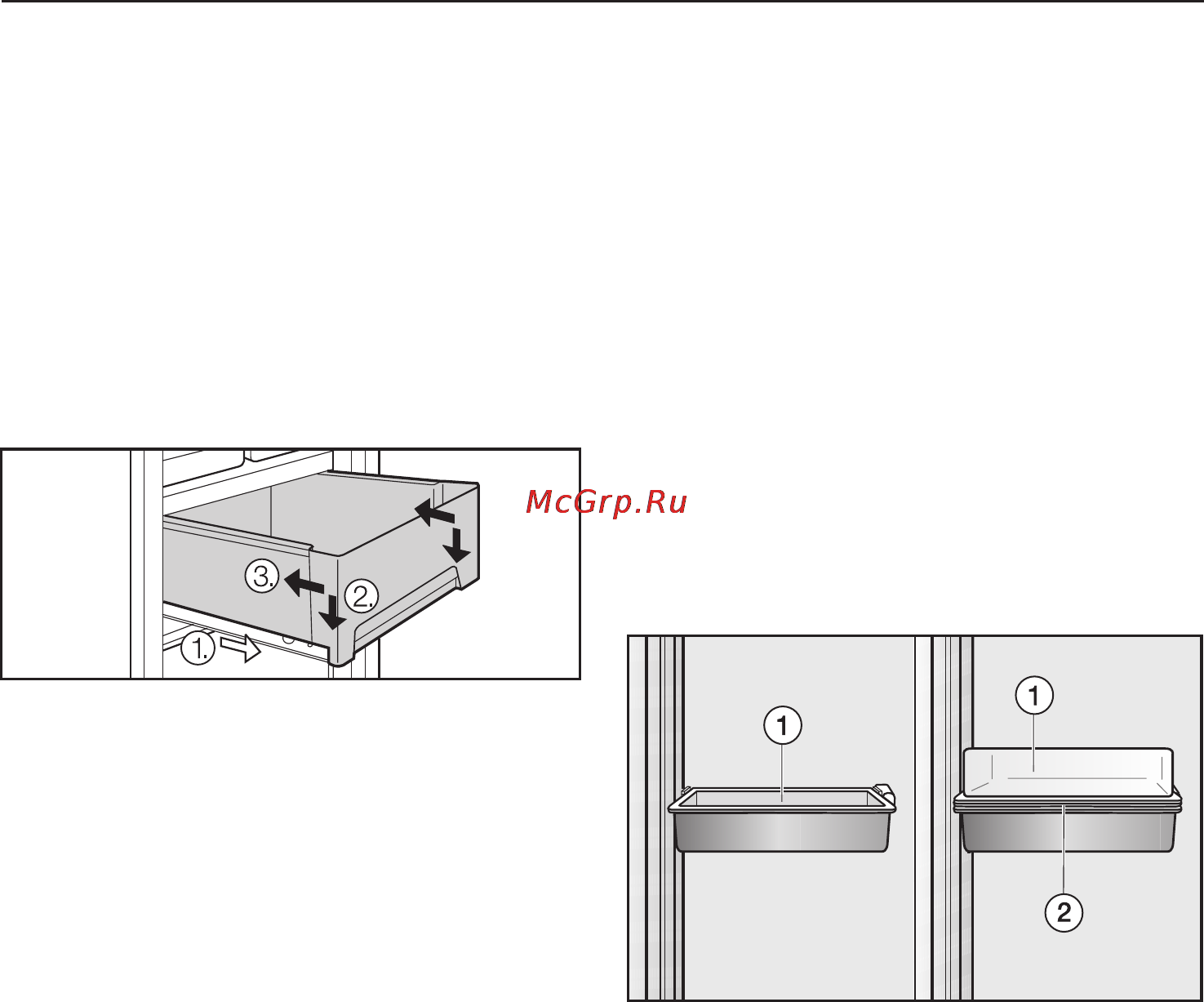 Miele KF 9757 iD [33/68] Ïåðåñòàíîâêà ñåðâèðîâî íîé ïîëêè ïîëîê äëÿ áóòûëîê â äâåðöå 33