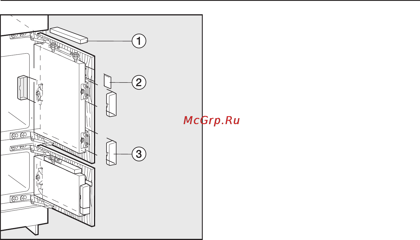 Miele KF 9757 iD [62/68] Встраивание прибора