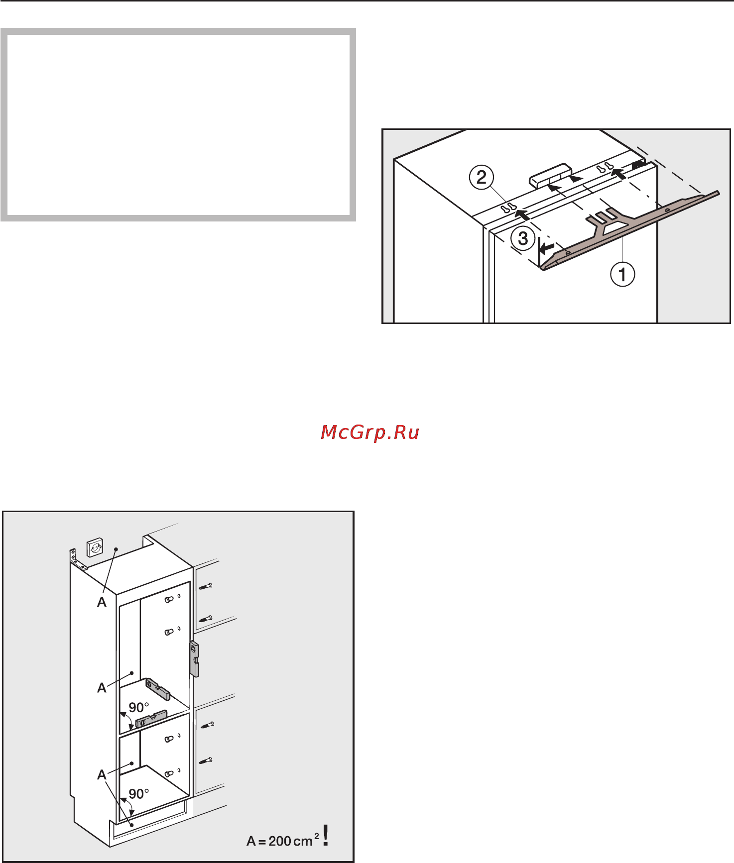 Miele KF 9712 iD [47/56] Óñòàíîâêà â îòäåëüíóþ íèøó 47