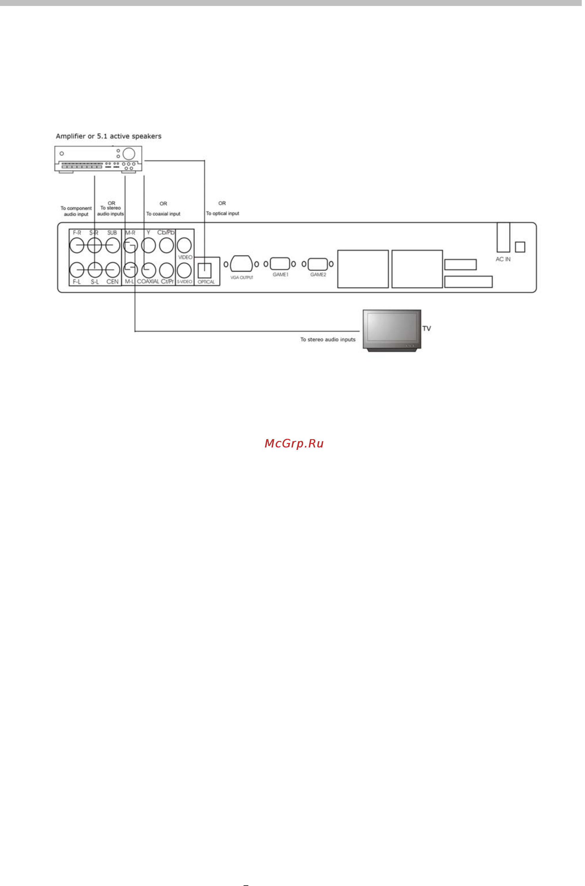 Hyundai H-DVD5034 [11/23] Подключение аудио подключение