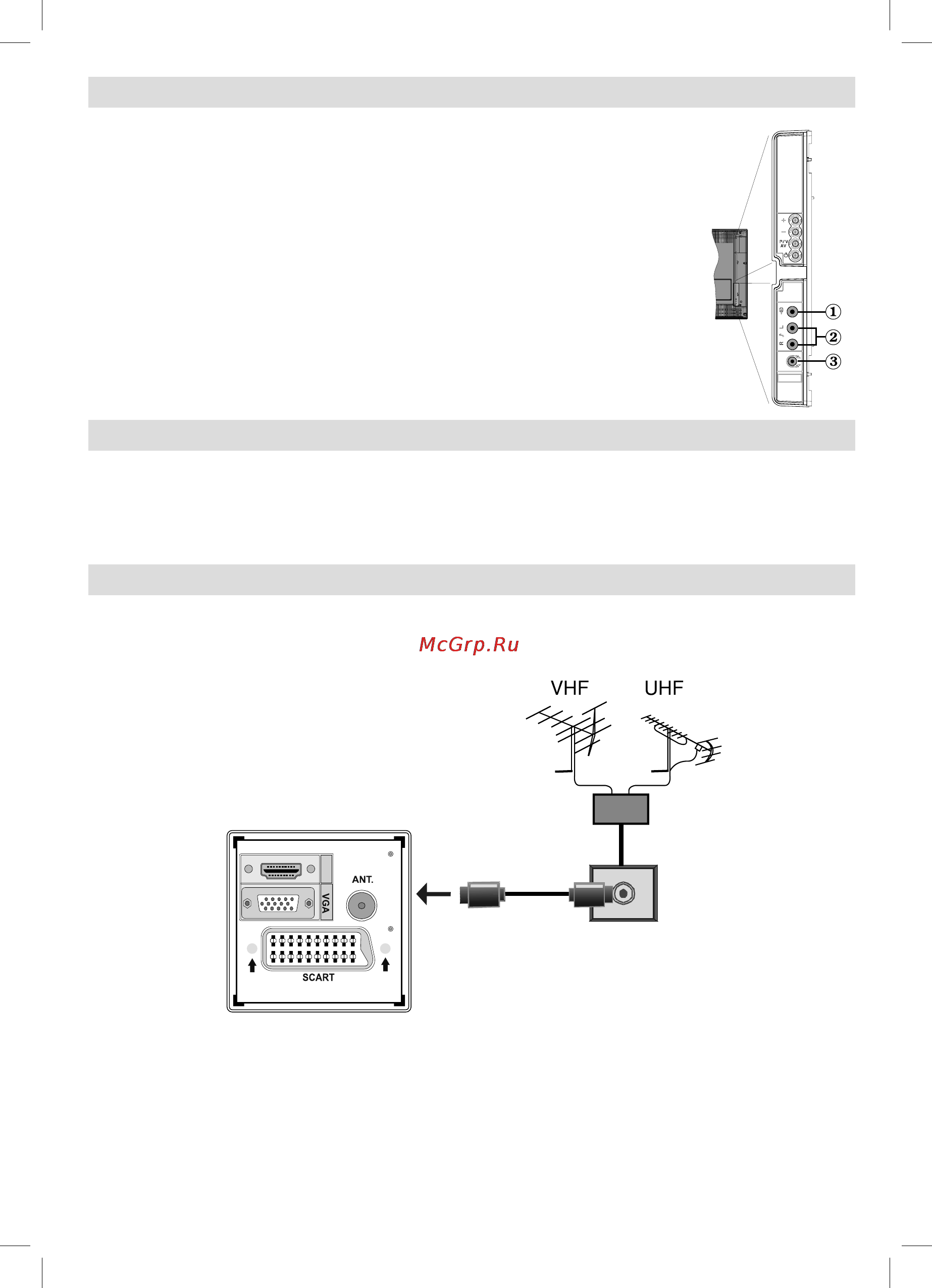Vestel VST 16850 [8/24] Подключение антенны