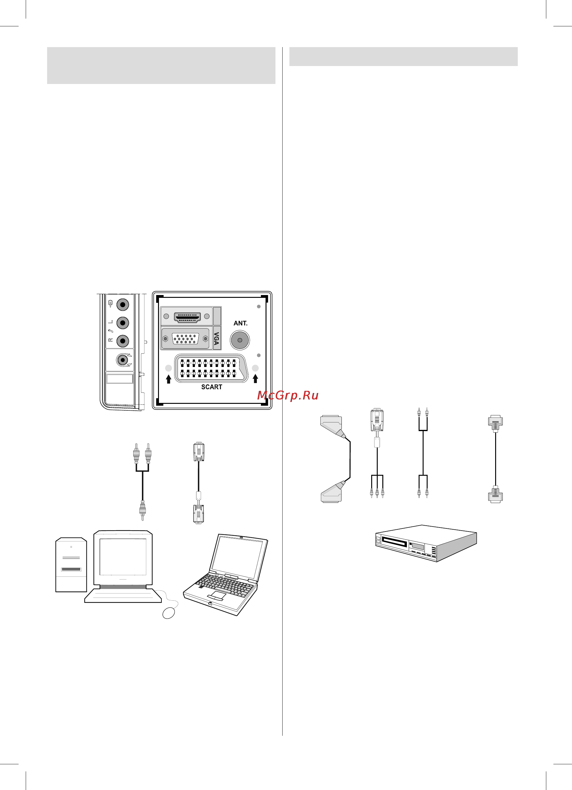 Vestel VST 16850 [9/24] Подключение lcd телевизора к pc