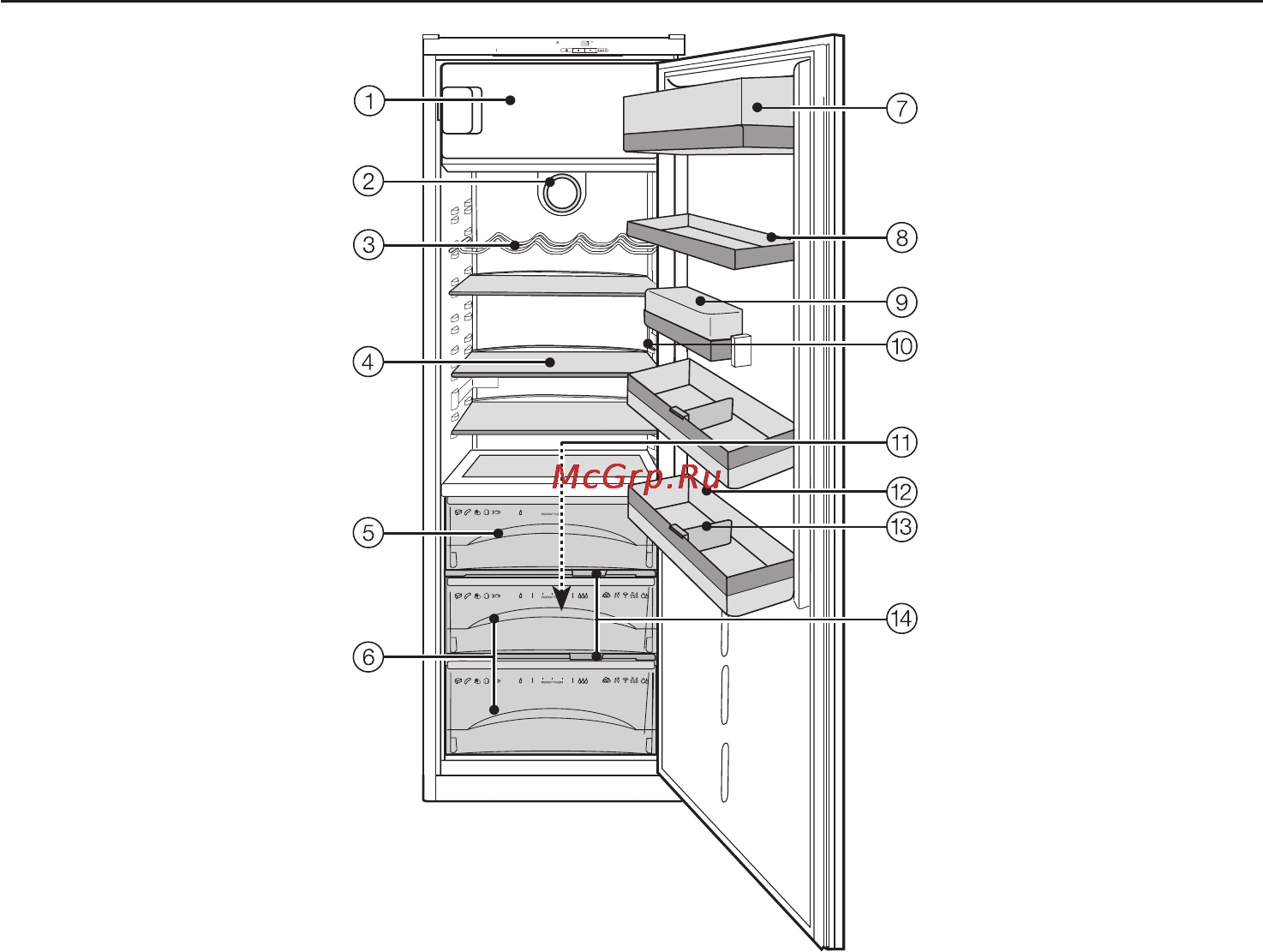 Miele K 9758 iDF [6/64] Описание прибора