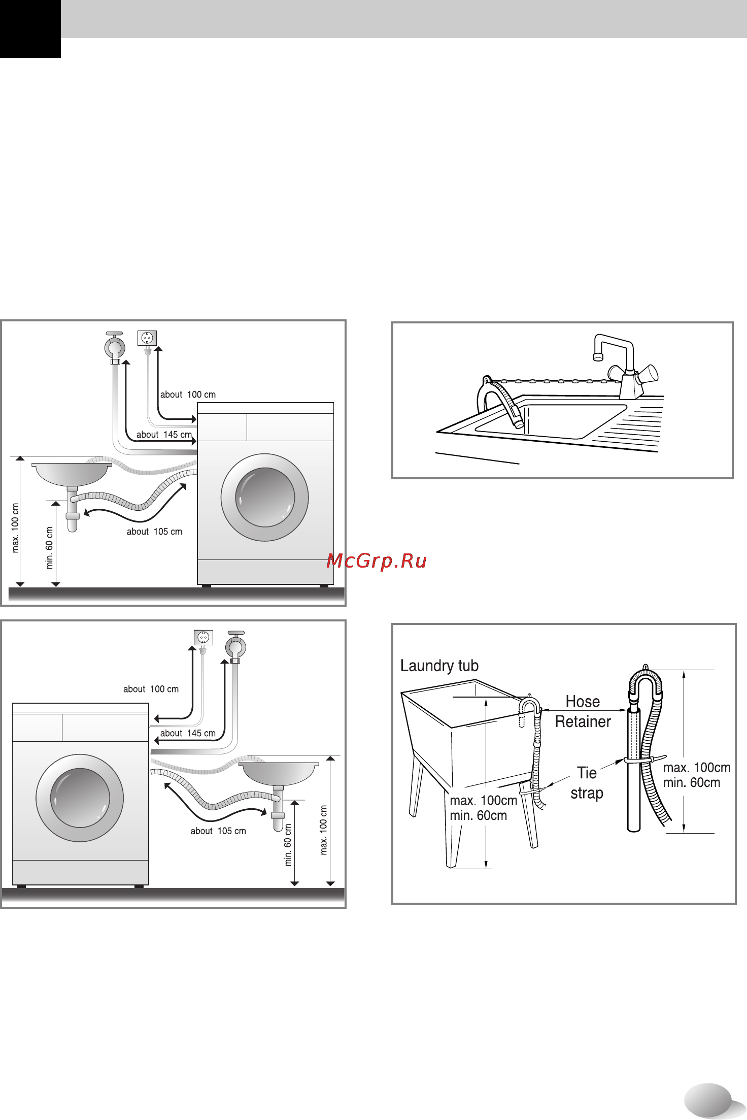 LG F1422TD [9/60] Nstallation