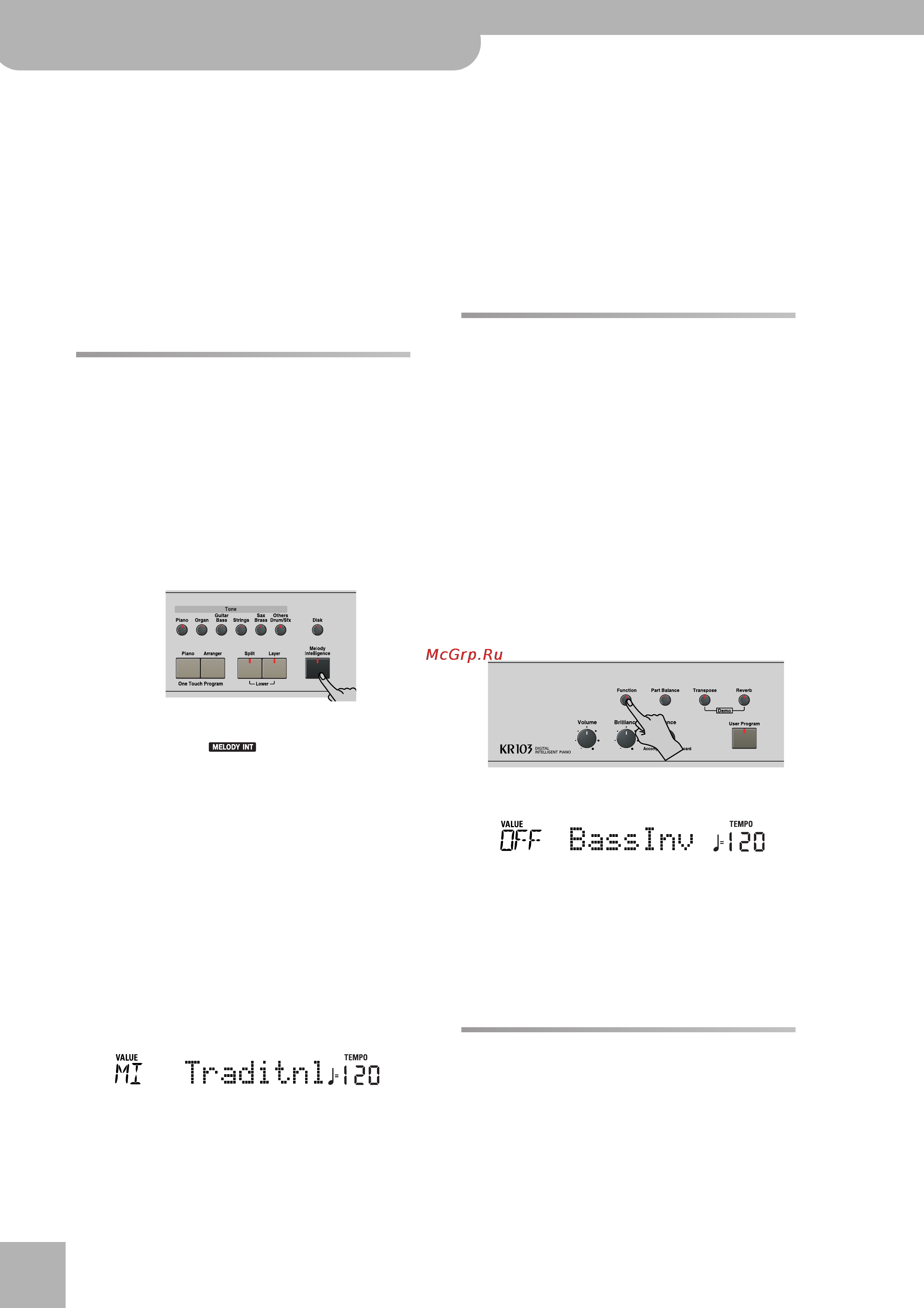 Roland KR-103 [36/66] U roland