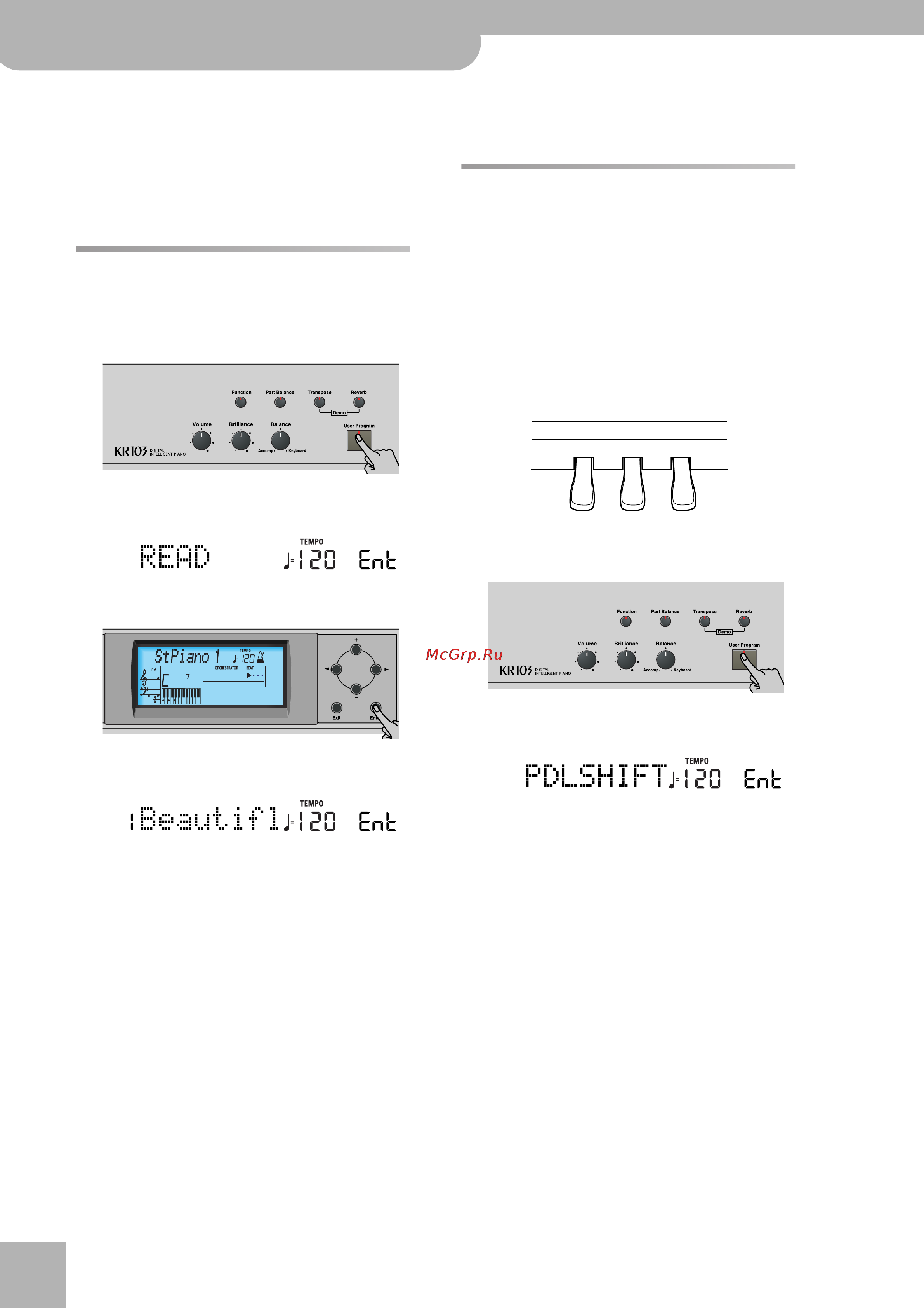 Roland KR-103 [50/66] Ьезиъ 1t 1л20 епь