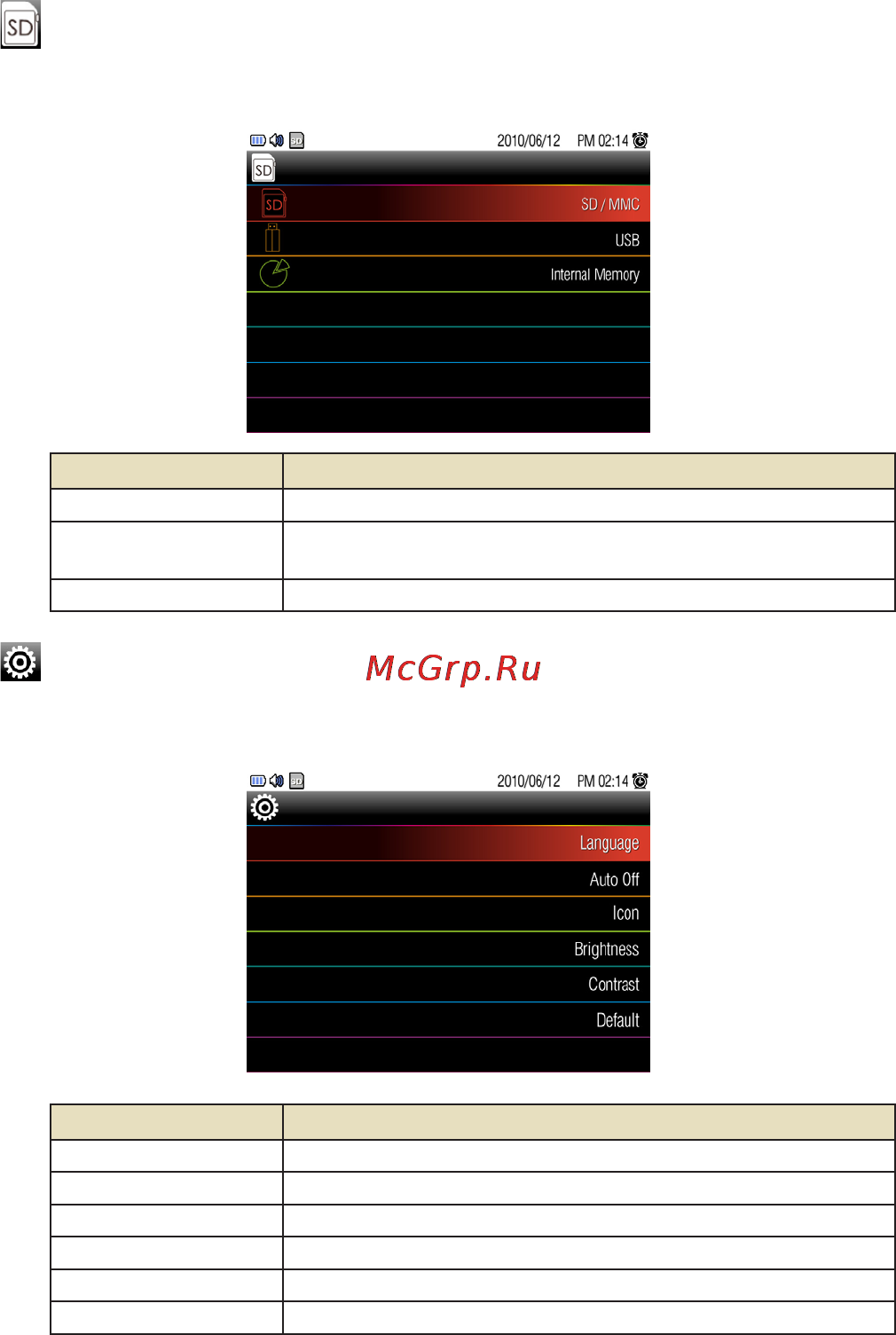 Viewsonic 3DPF8-P [16/23] Меню настройка
