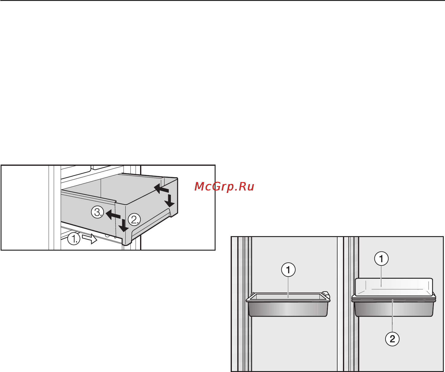 Miele K 9557 iD [28/56] Ïåðåñòàíîâêà ñåðâèðîâî íîé ïîëêè ïîëîê äëÿ áóòûëîê â äâåðöå 28