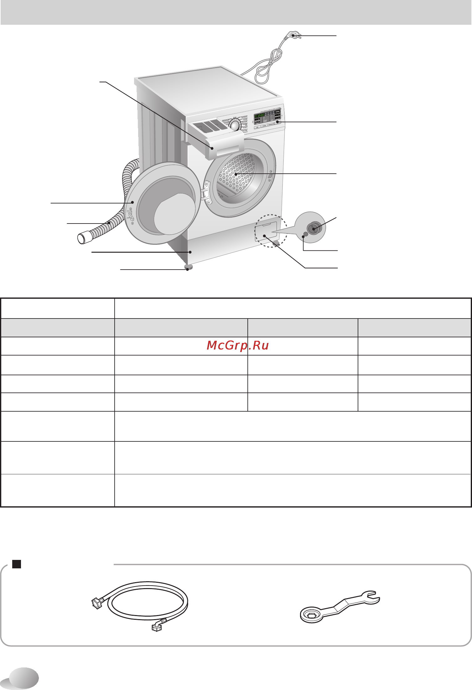 LG F12B8ND1 [7/41] Cпецификация