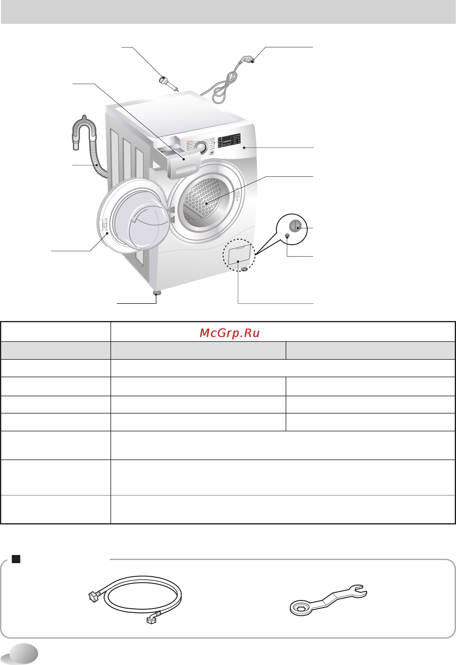 LG F12A8HDS5 [6/40] Спецификация
