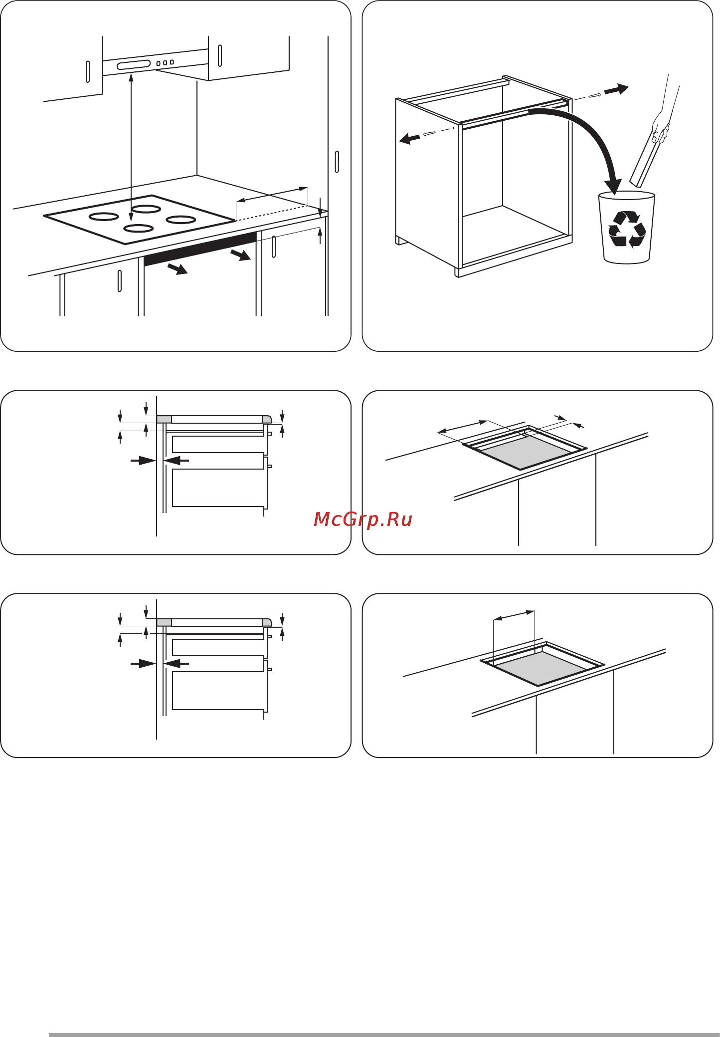 Zanussi ZEN6641XBA [28/64] Montāža