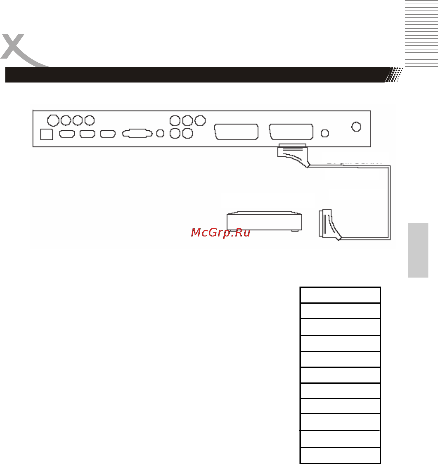 Xoro HTL 3742w [19/43] Подключение внешних устройств