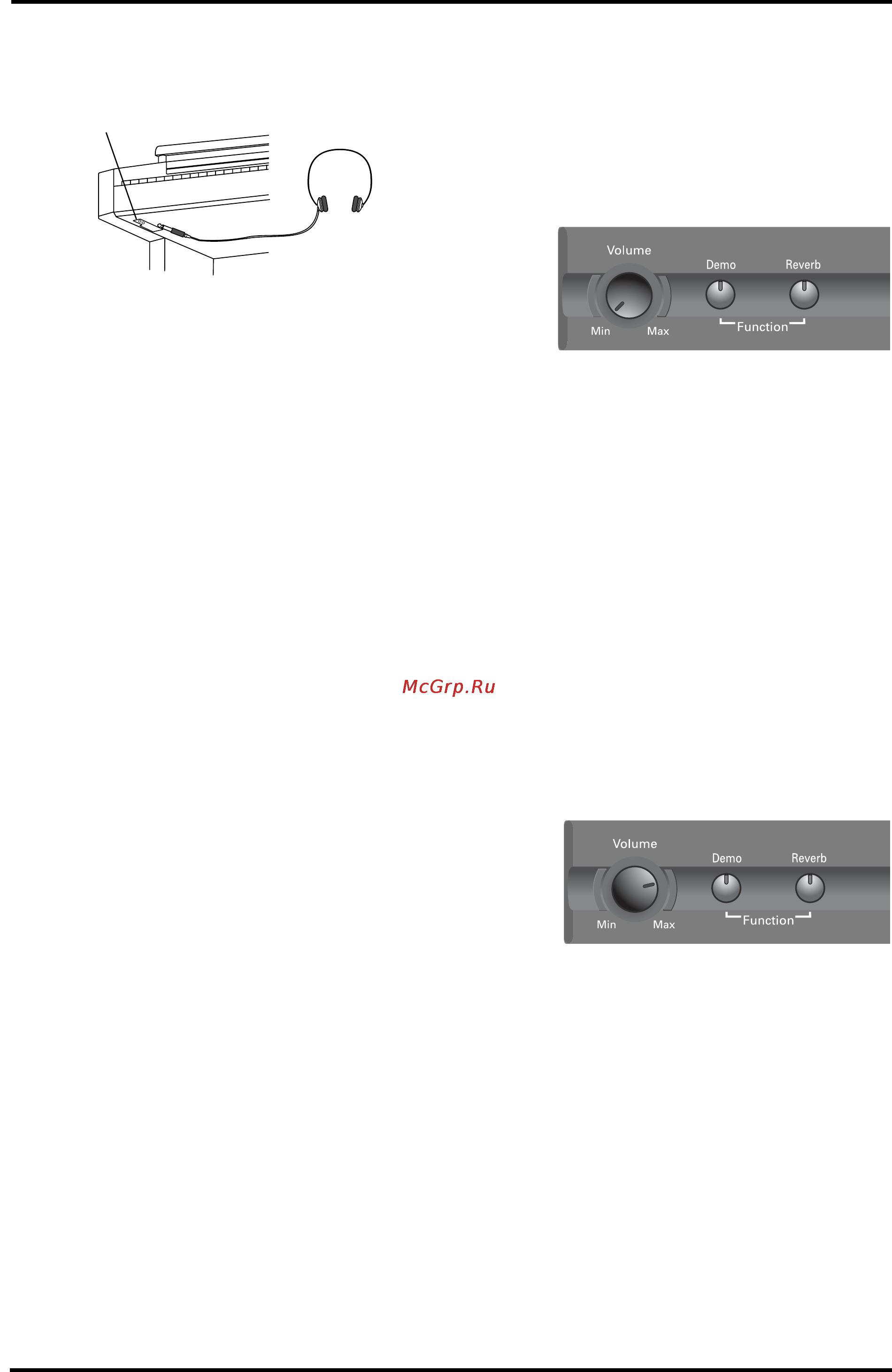 Roland HP-1 [8/24] Коммутация опциональных наушников