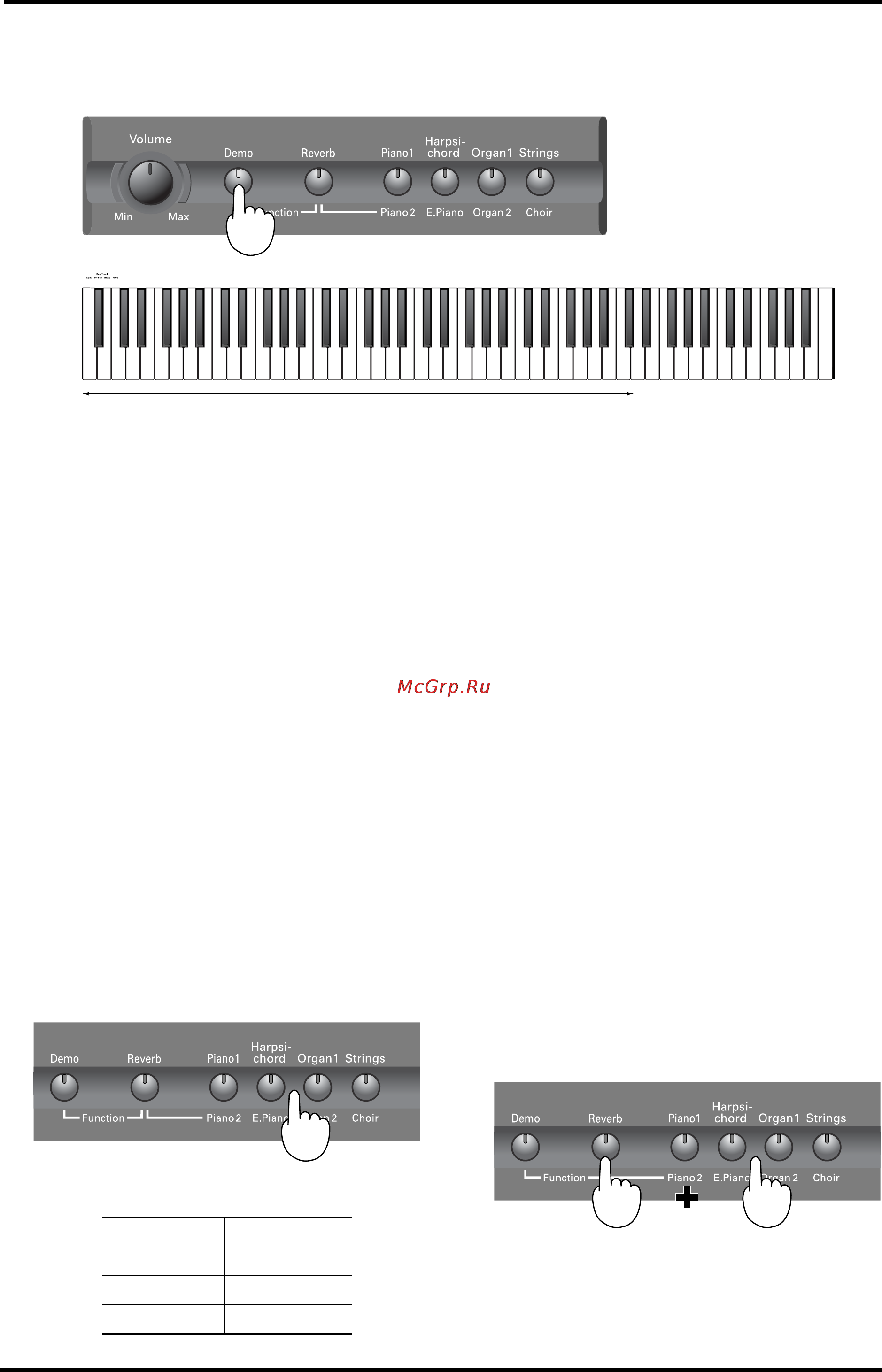 Roland HP-1 [9/24] Прослушивание демонстрационных сонгов